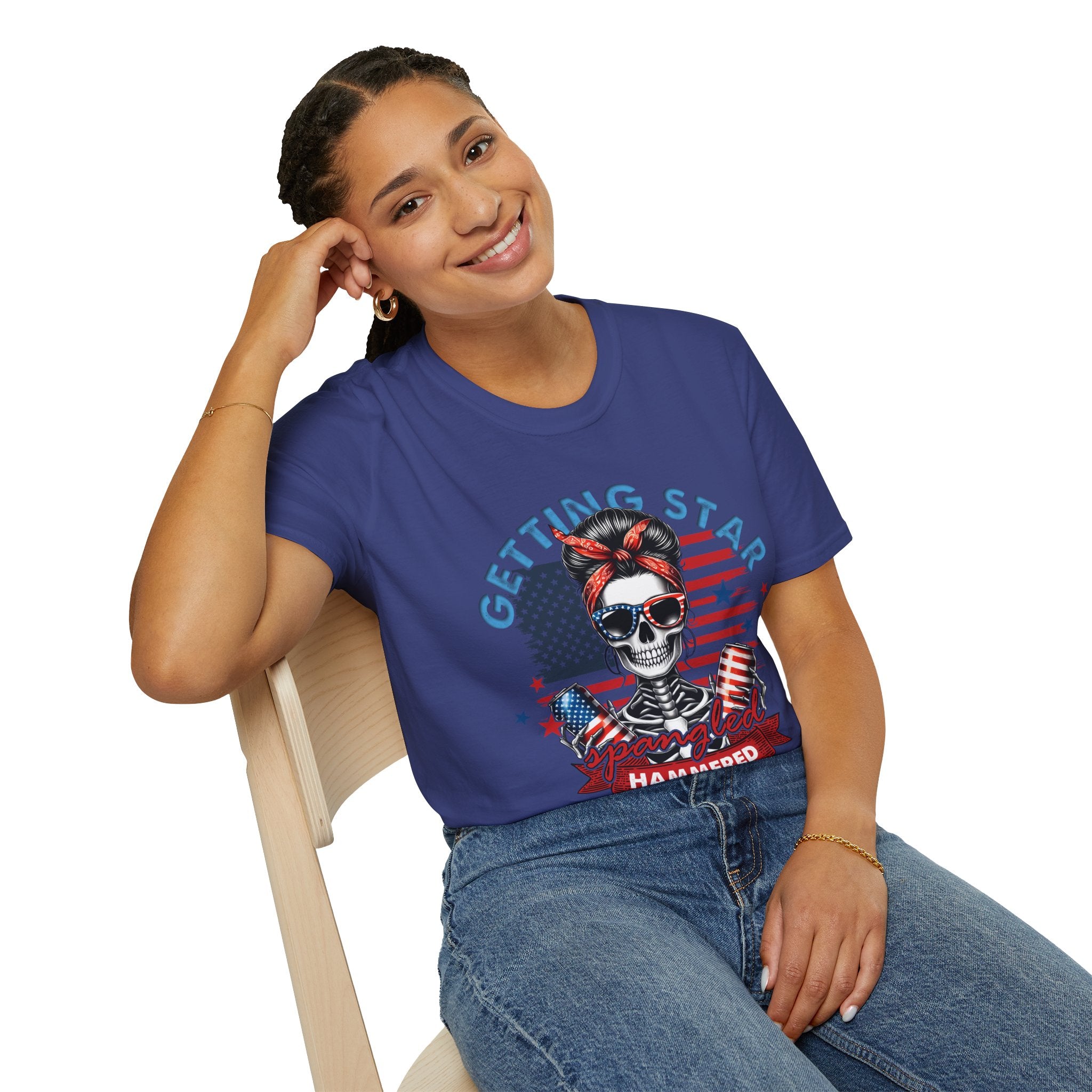 Getting Star Spangled Hammered 4th of July Tee