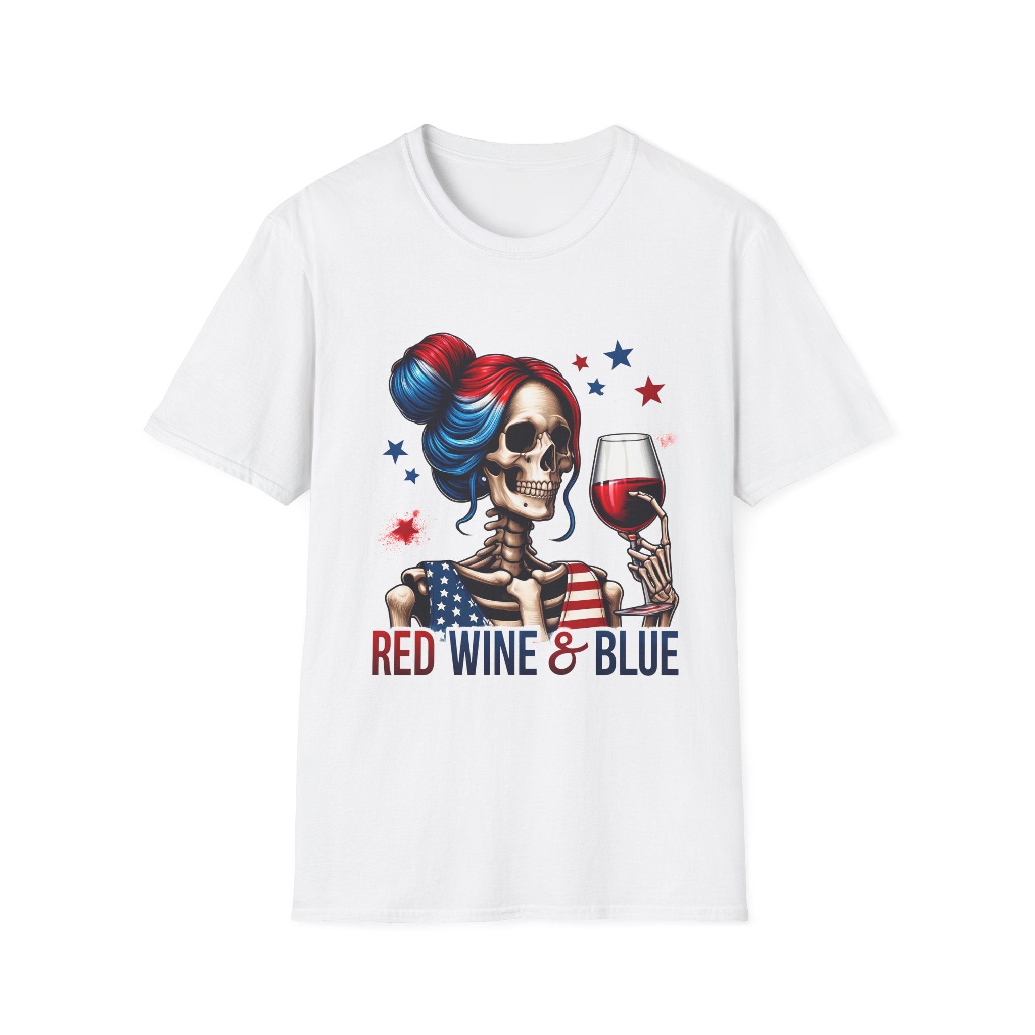 'Red Wine & Blue' Patriotic Tee