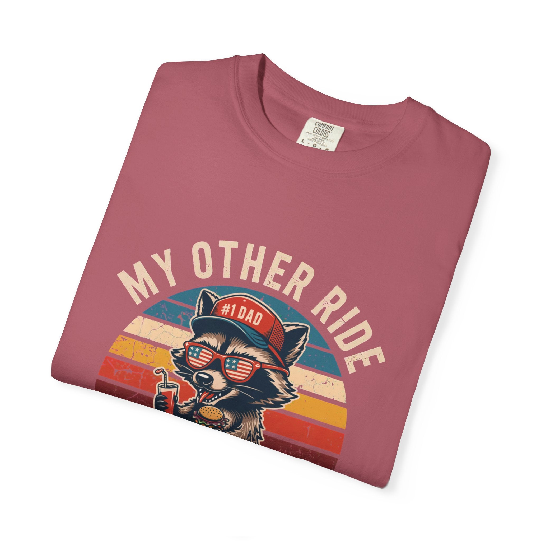 "My Other Ride Is Your Dad" Vintage Biker Tee