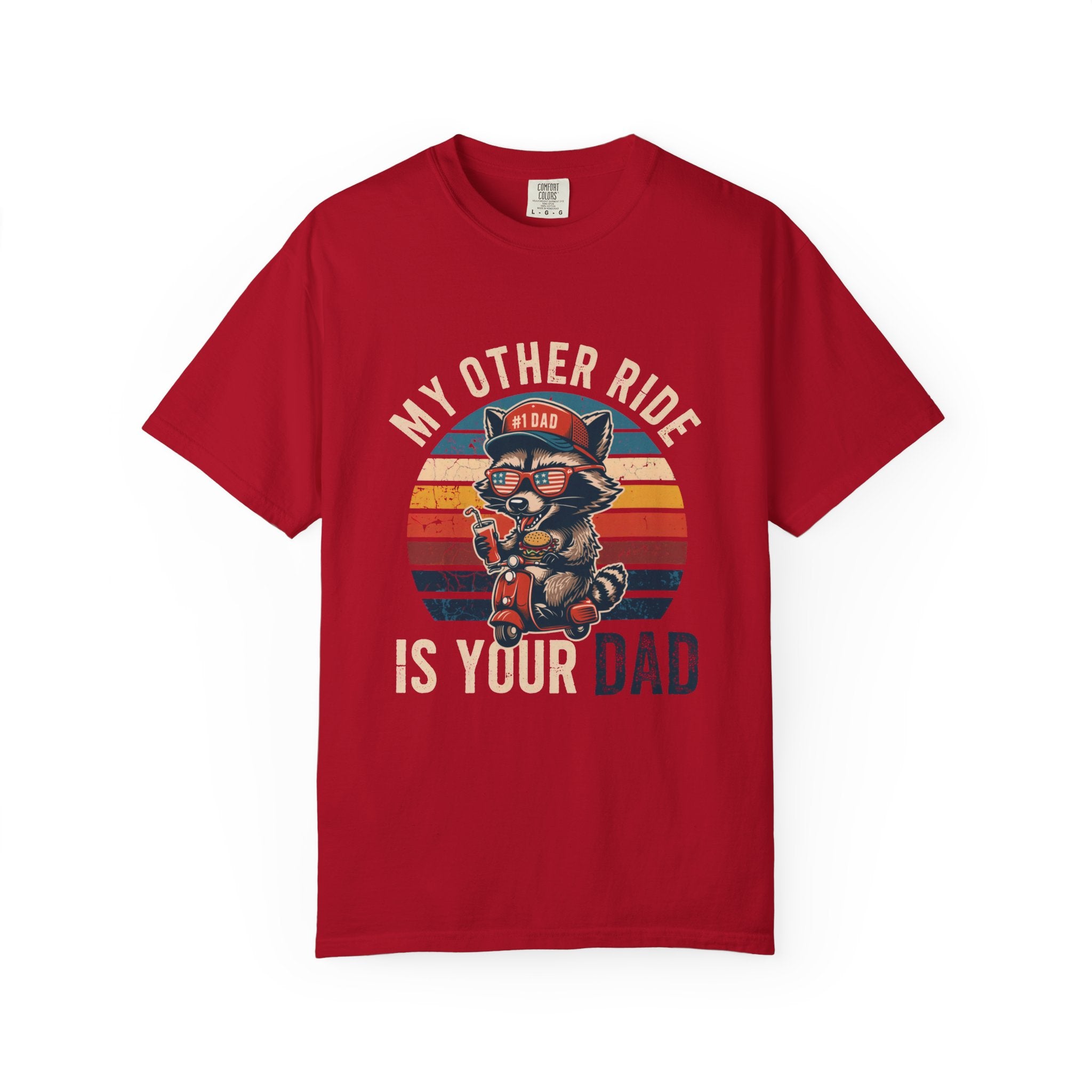 "My Other Ride Is Your Dad" Vintage Biker Tee