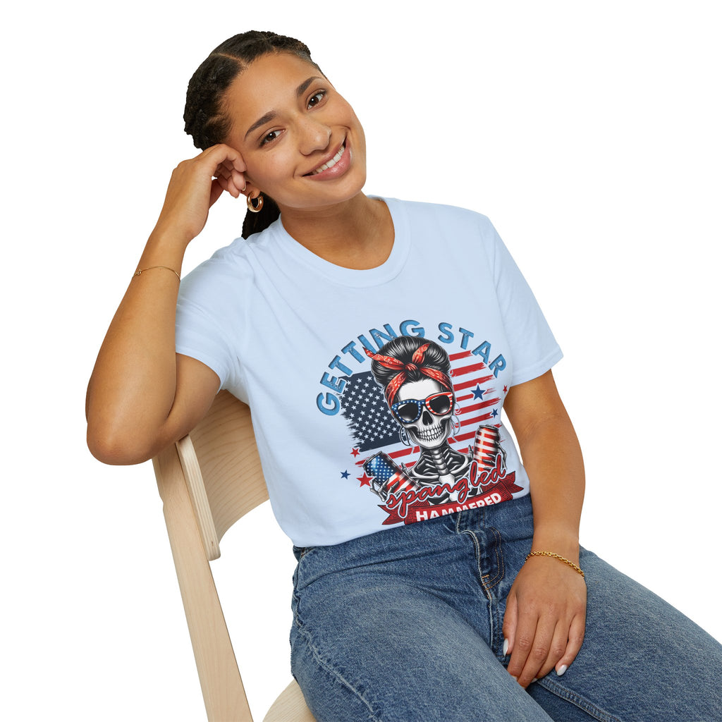 Getting Star Spangled Hammered 4th of July Tee