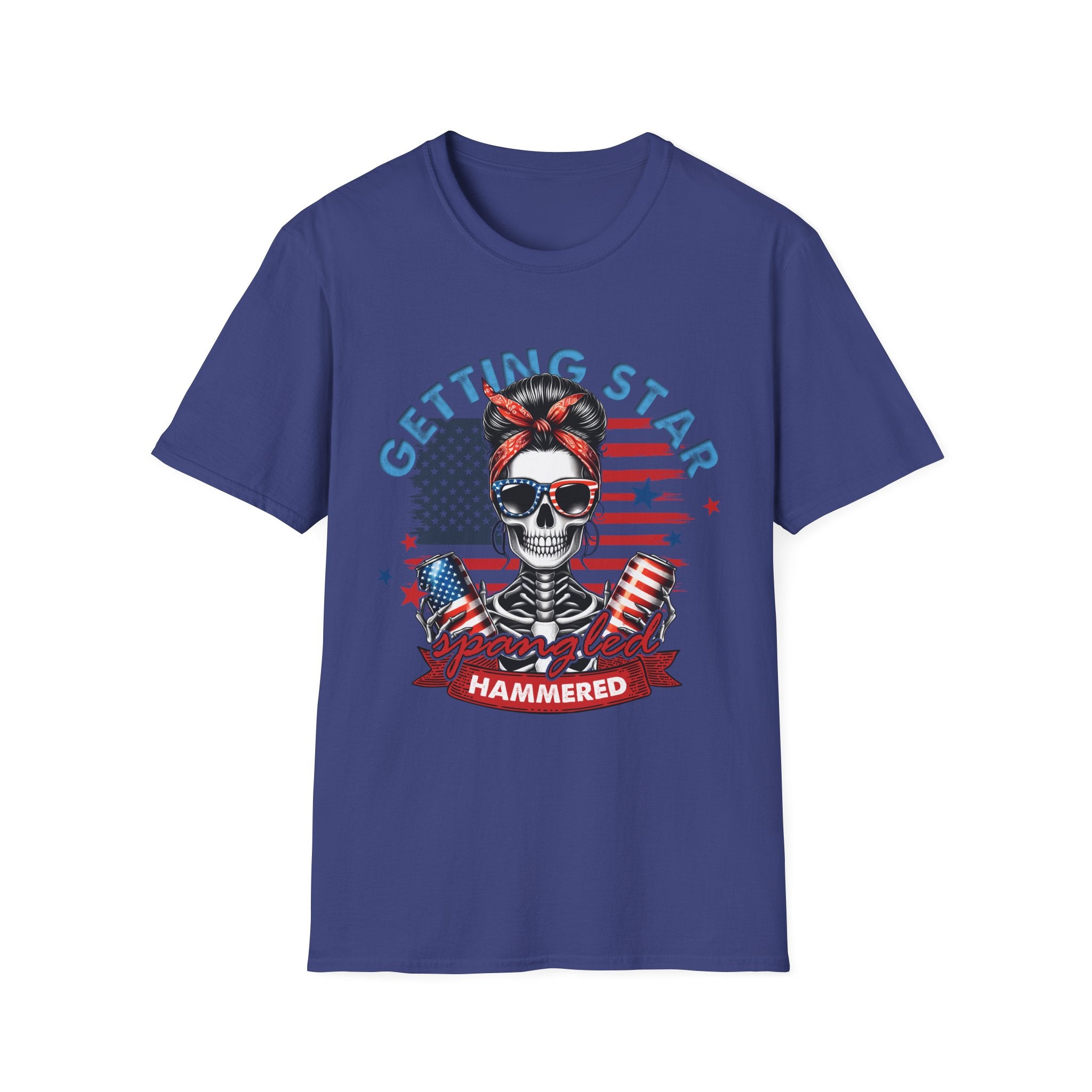 Getting Star Spangled Hammered 4th of July Tee
