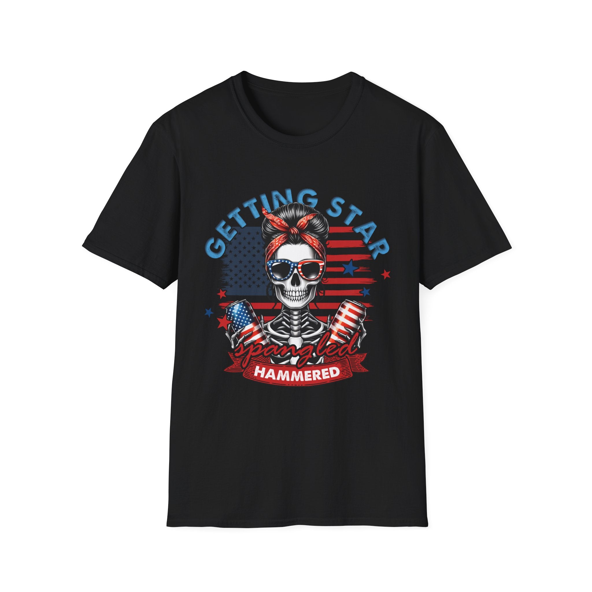 Getting Star Spangled Hammered 4th of July Tee