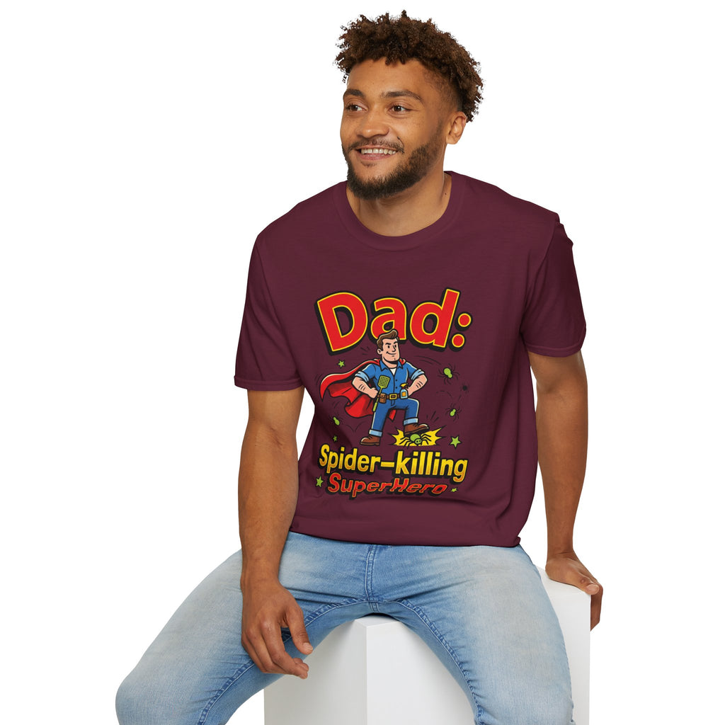 Dad: Spider-Killing Superhero T-Shirt