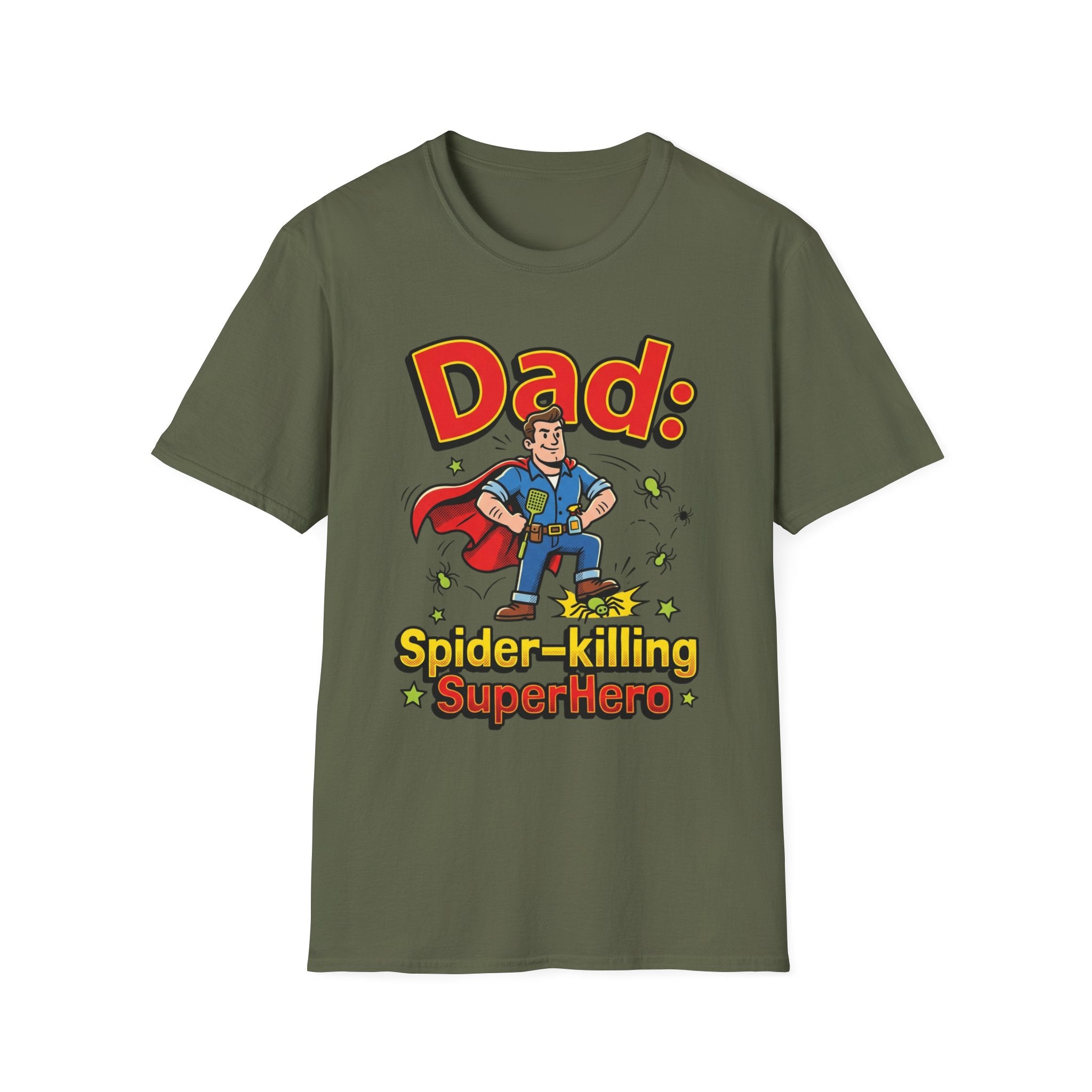 Dad: Spider-Killing Superhero T-Shirt