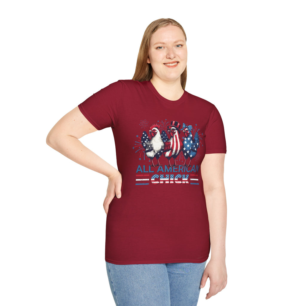 All American Chick 4th of July Tee