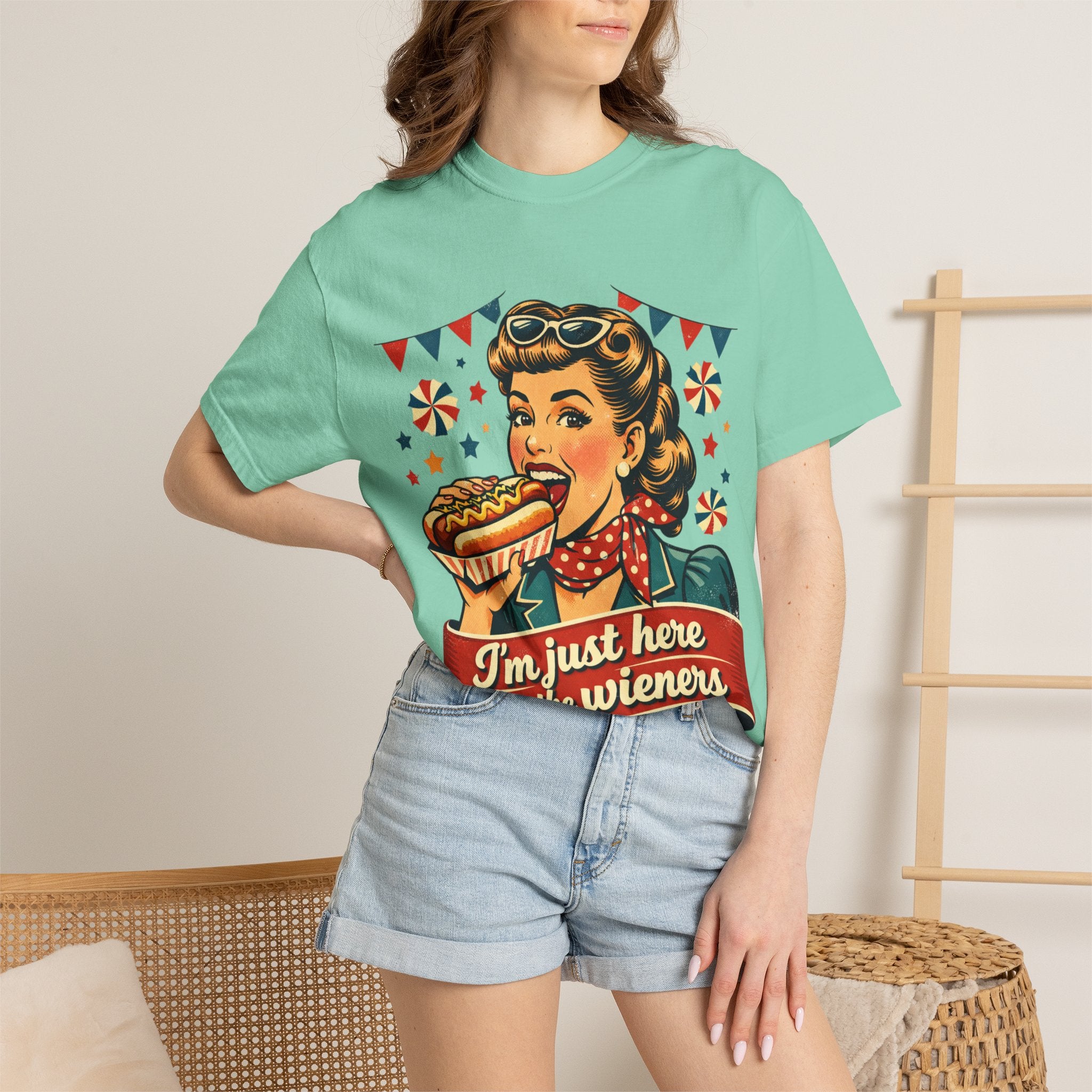 Here for the Wieners T-shirt