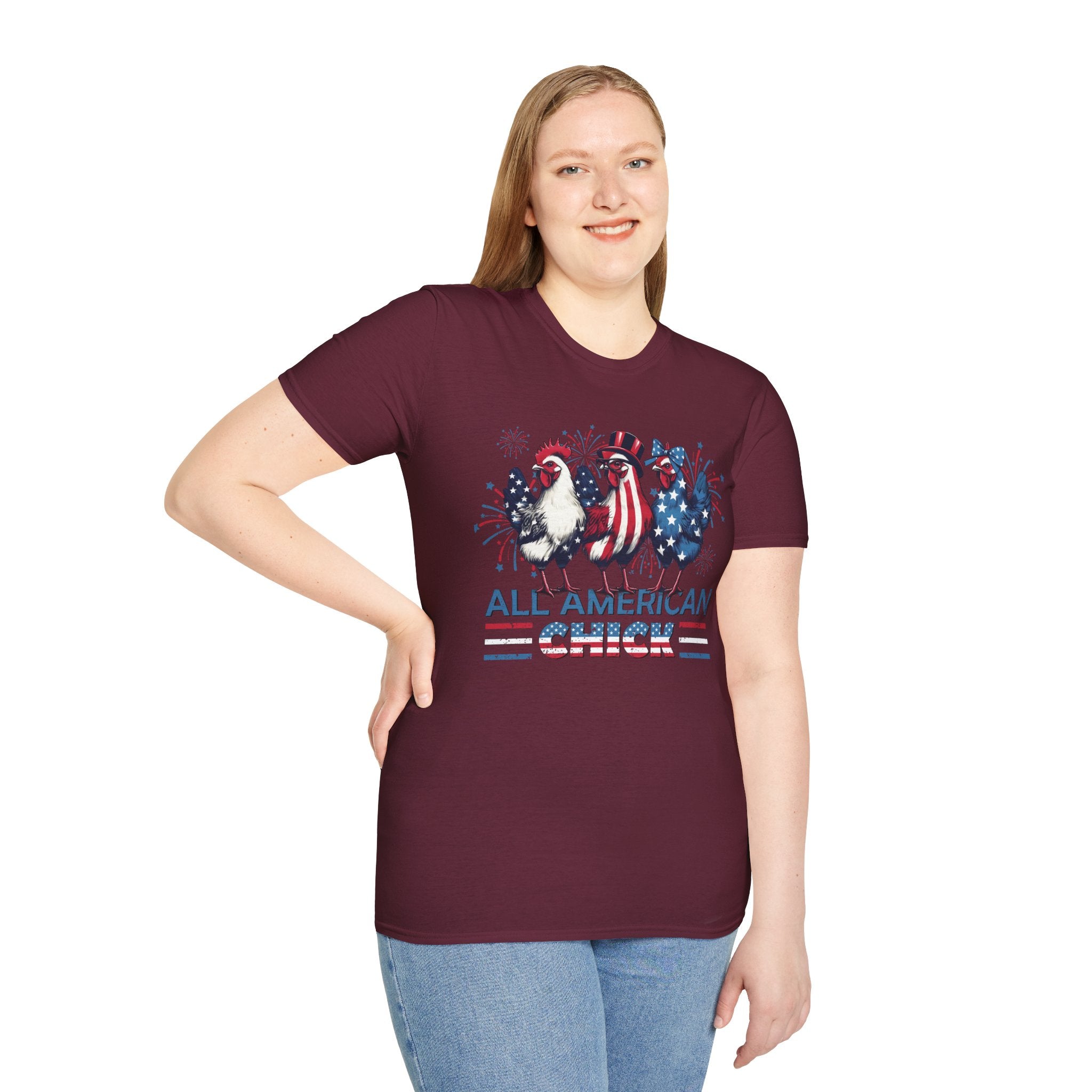All American Chick 4th of July Tee