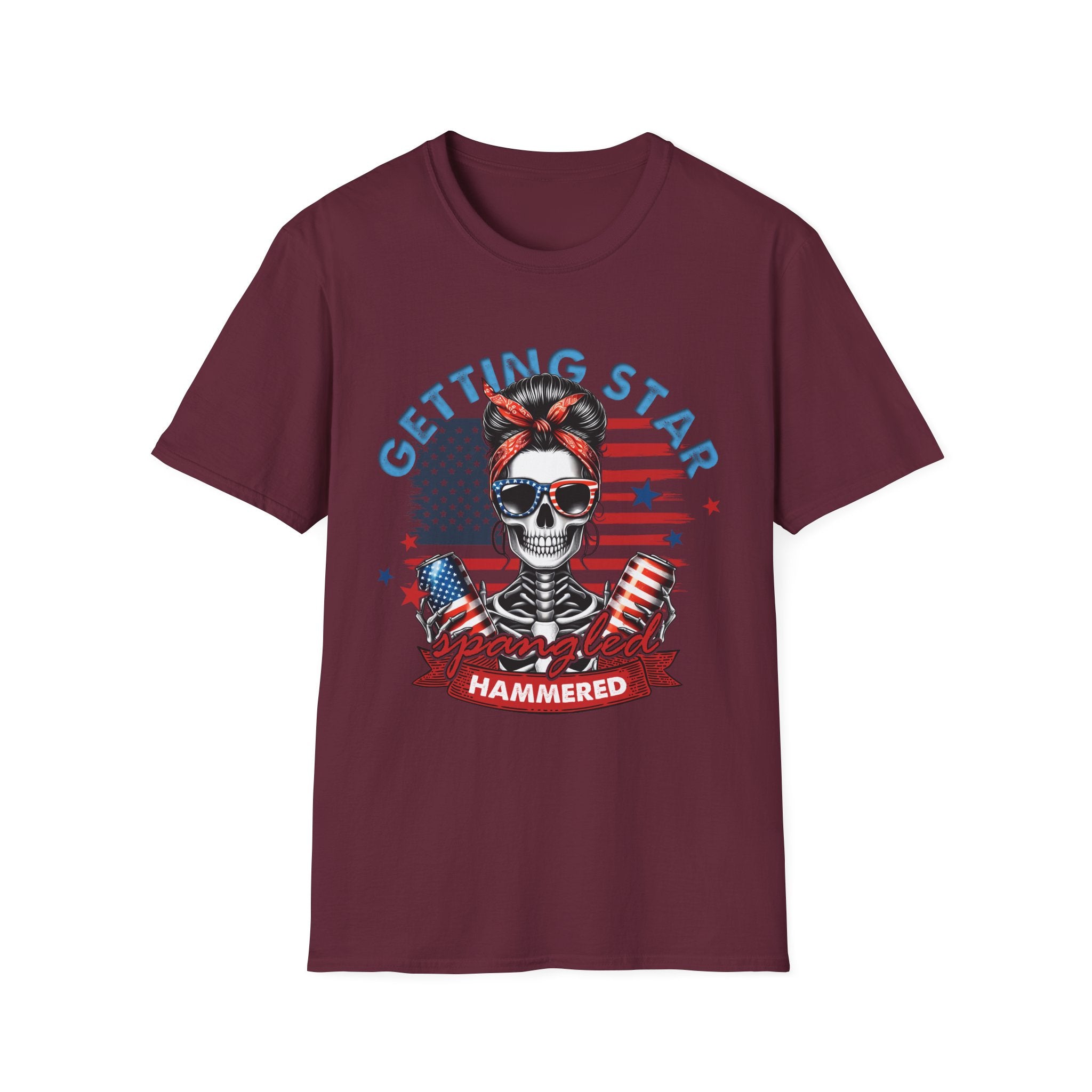 Getting Star Spangled Hammered 4th of July Tee