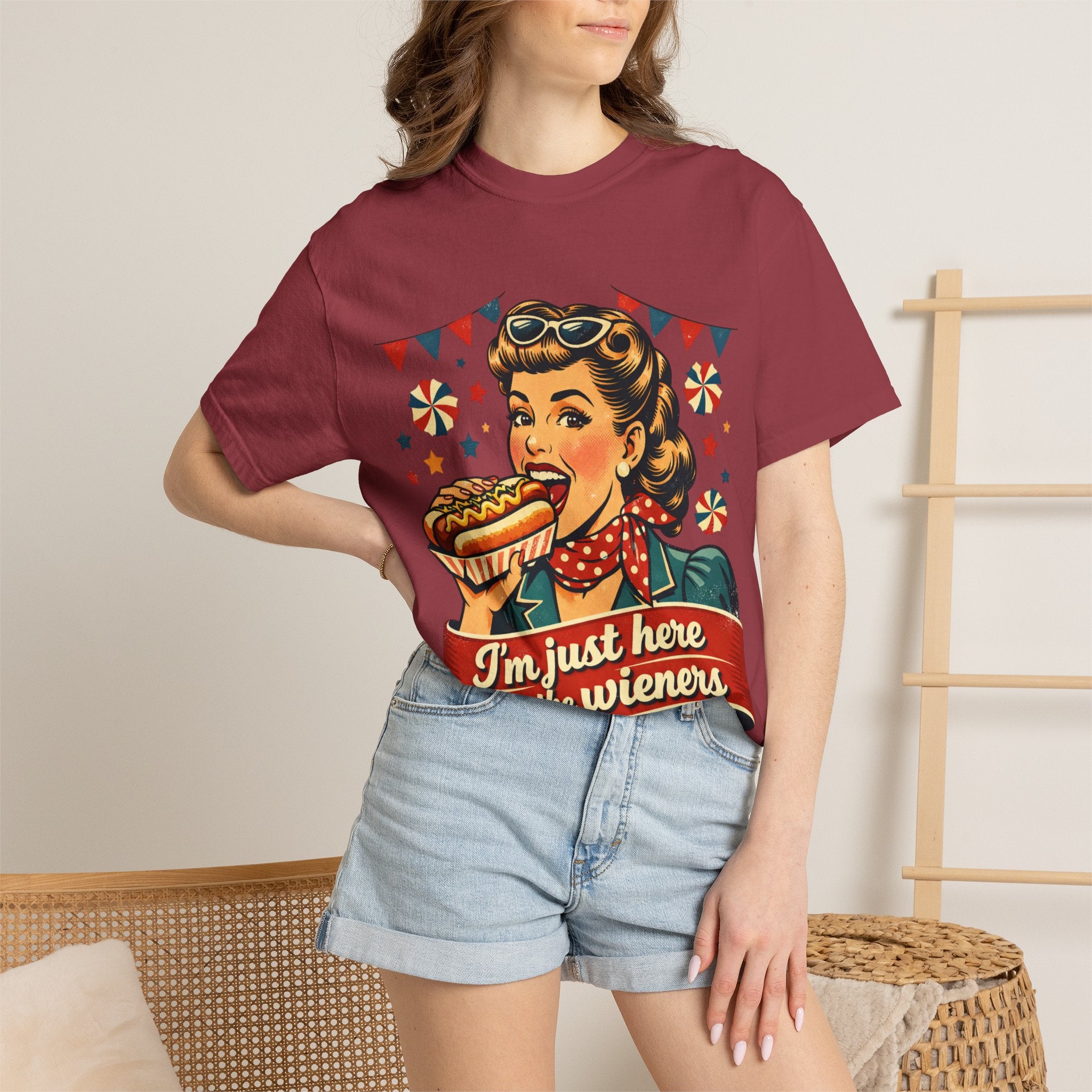Here for the Wieners T-shirt