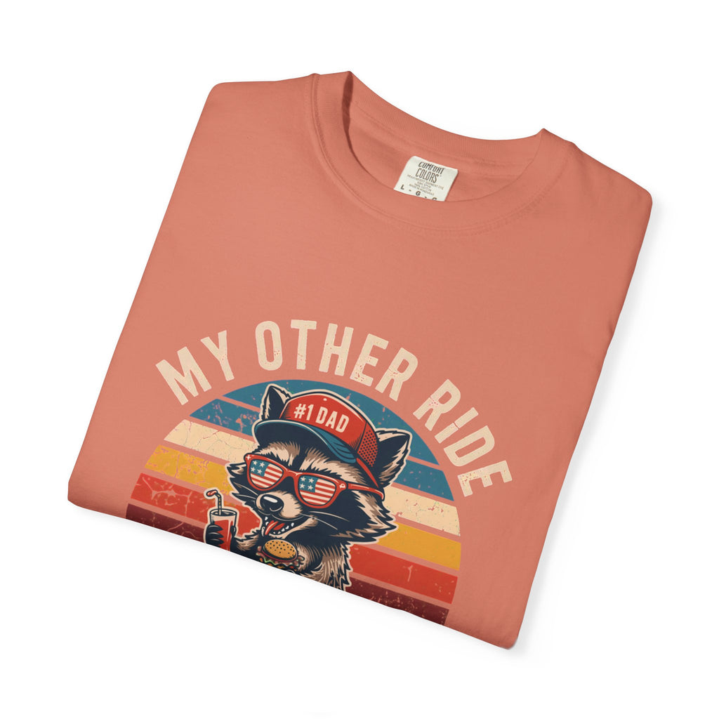 "My Other Ride Is Your Dad" Vintage Biker Tee