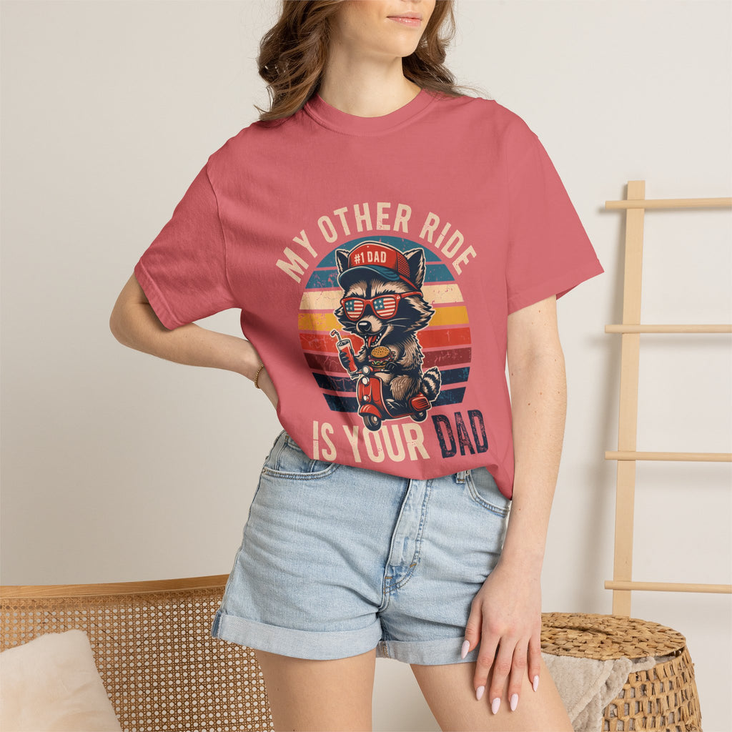 "My Other Ride Is Your Dad" Vintage Biker Tee
