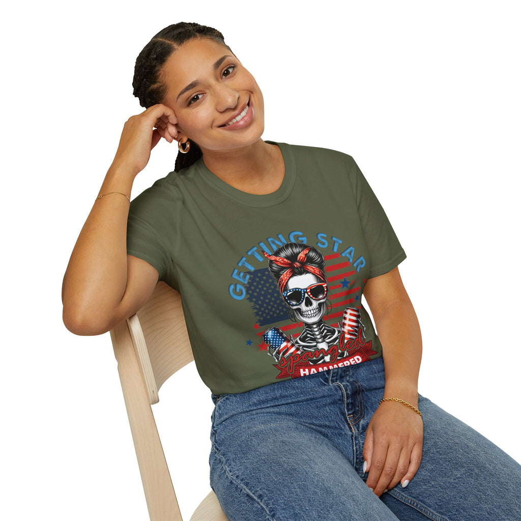 Getting Star Spangled Hammered 4th of July Tee