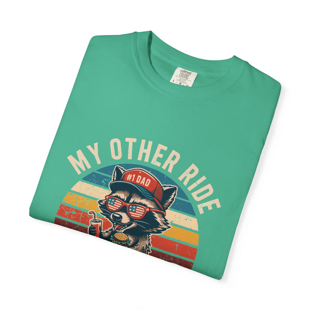 "My Other Ride Is Your Dad" Vintage Biker Tee
