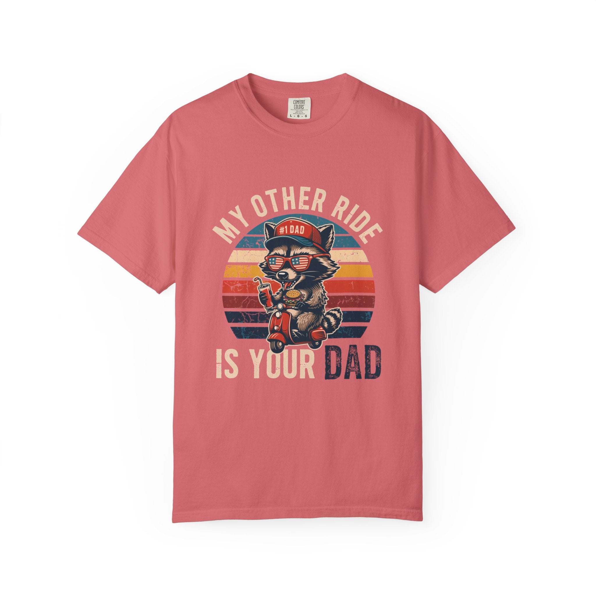 "My Other Ride Is Your Dad" Vintage Biker Tee