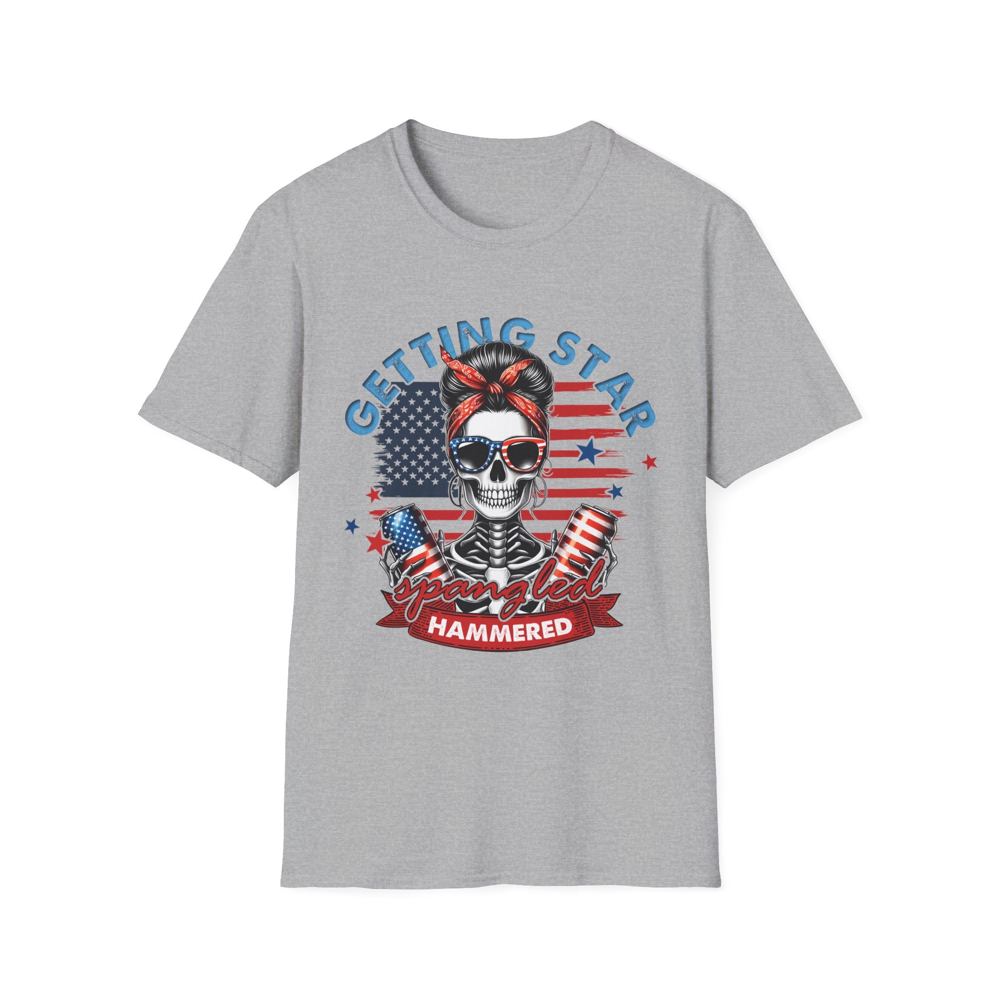 Getting Star Spangled Hammered 4th of July Tee