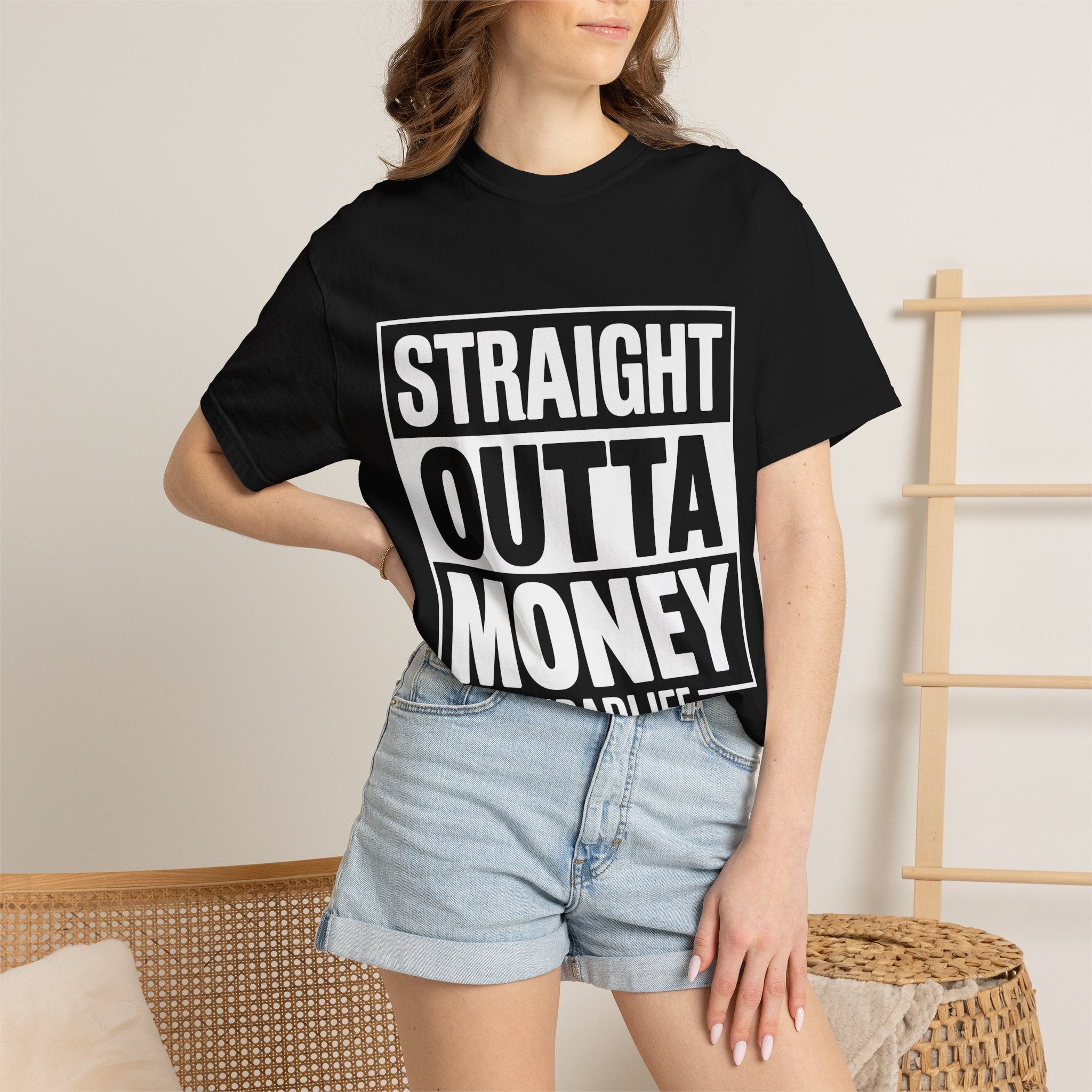 Straight Outta Money #DadLife T-Shirt