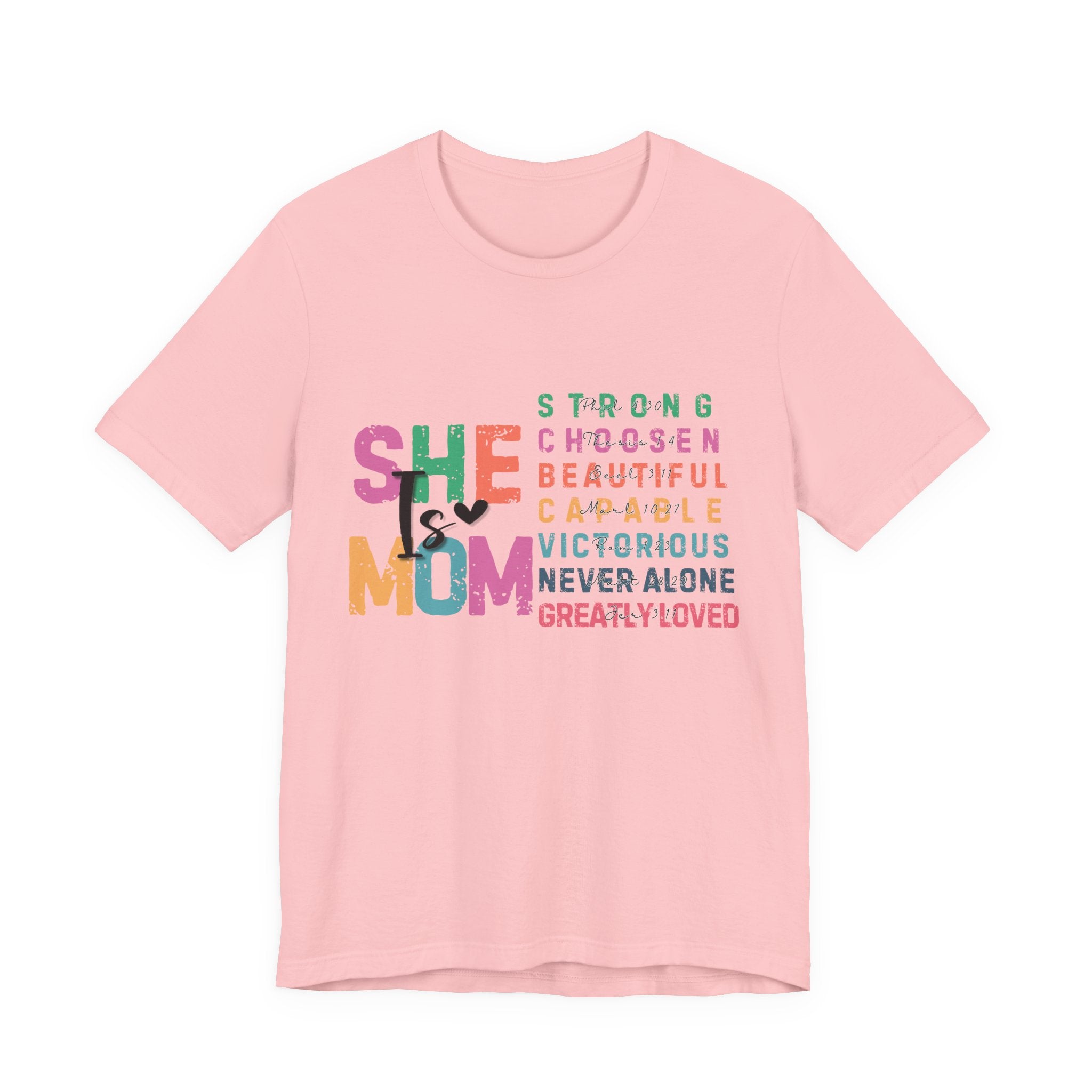 Strong, Chosen, Beautiful Courageous Mom Tee