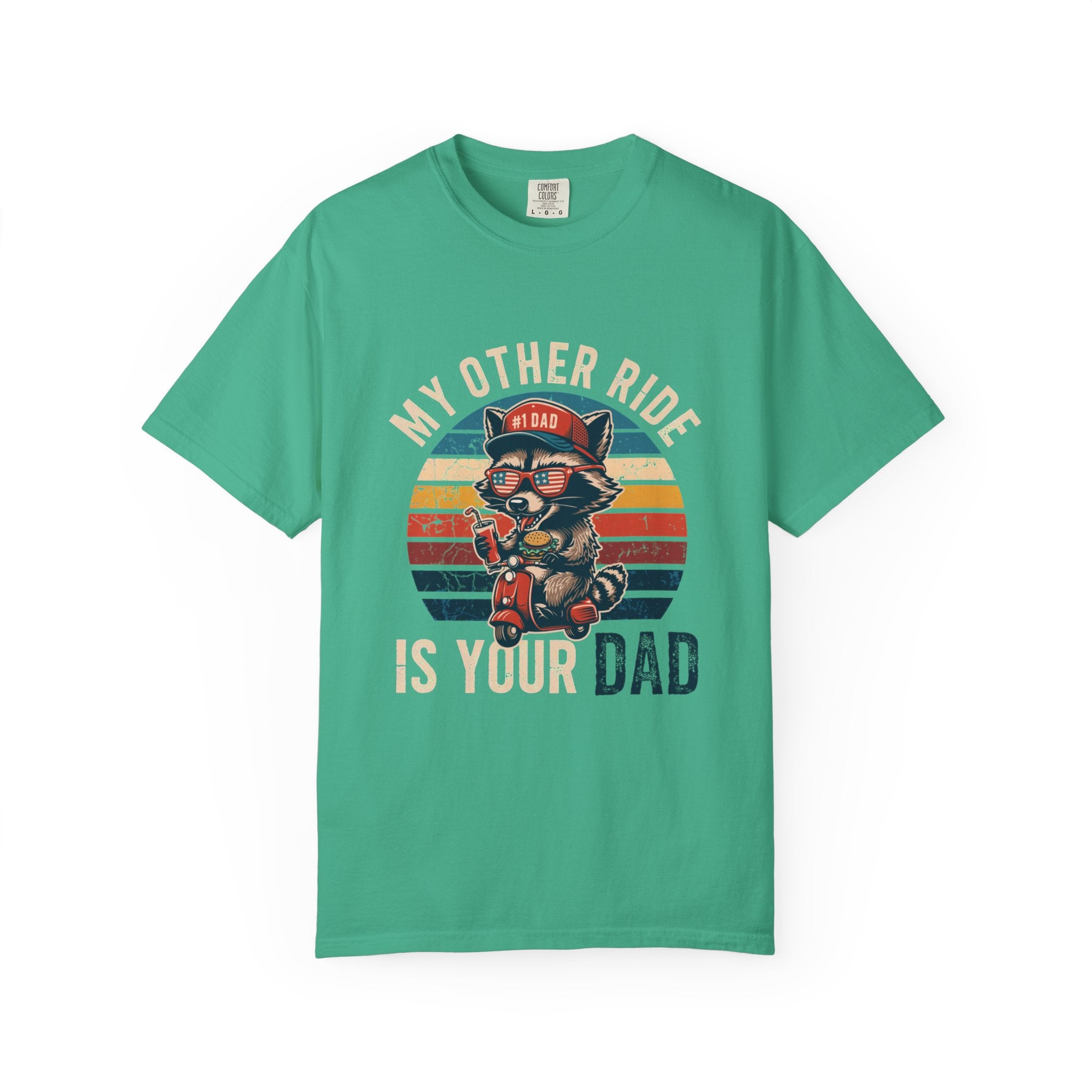 "My Other Ride Is Your Dad" Vintage Biker Tee