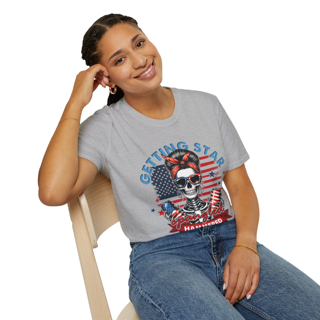 Getting Star Spangled Hammered 4th of July Tee