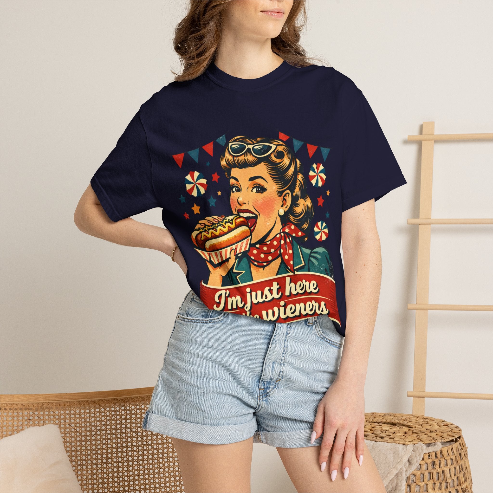 Here for the Wieners T-shirt