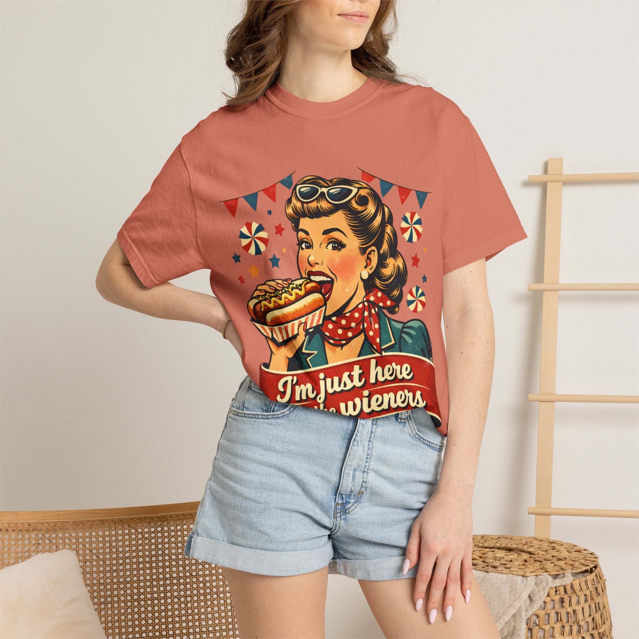 Here for the Wieners T-shirt