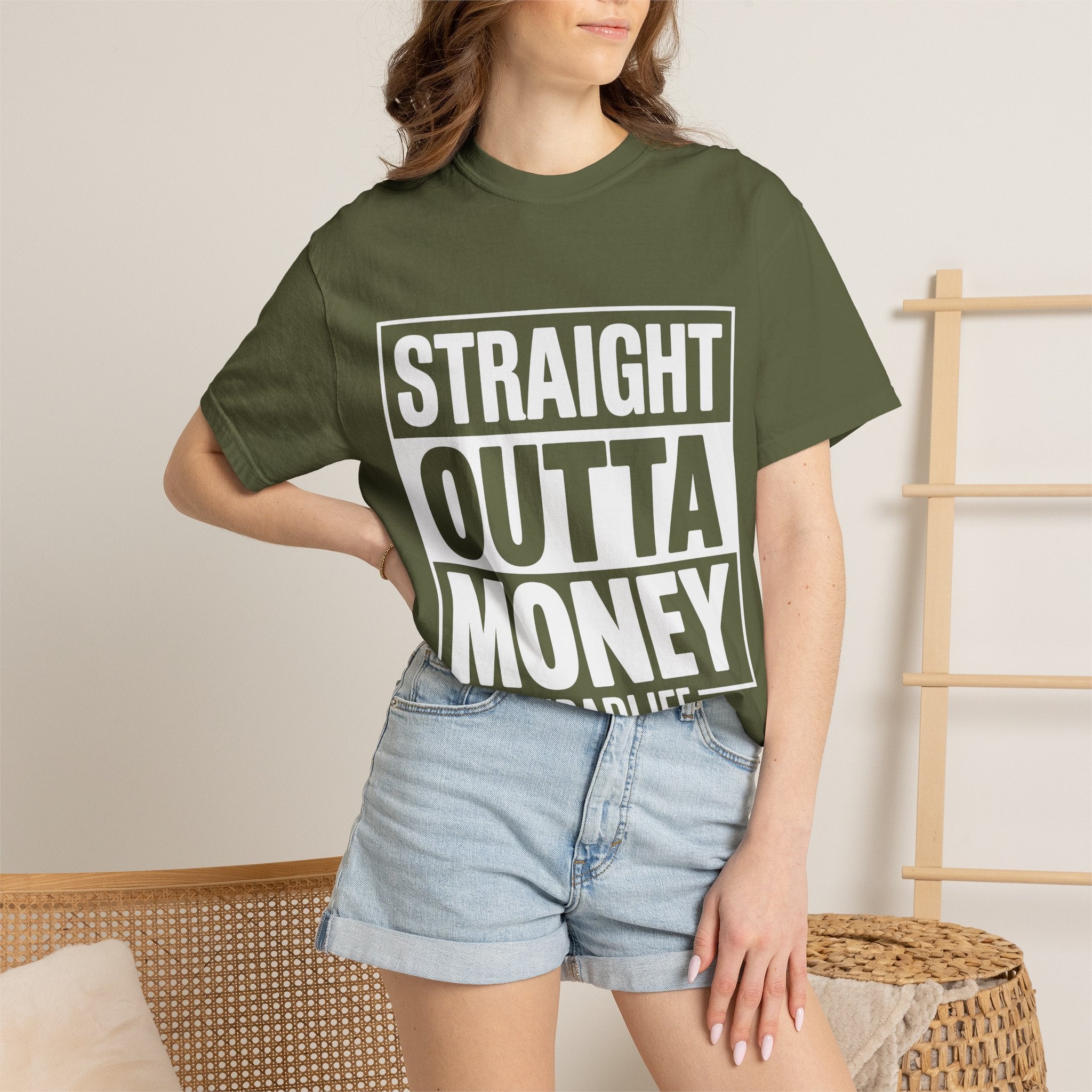 Straight Outta Money #DadLife T-Shirt
