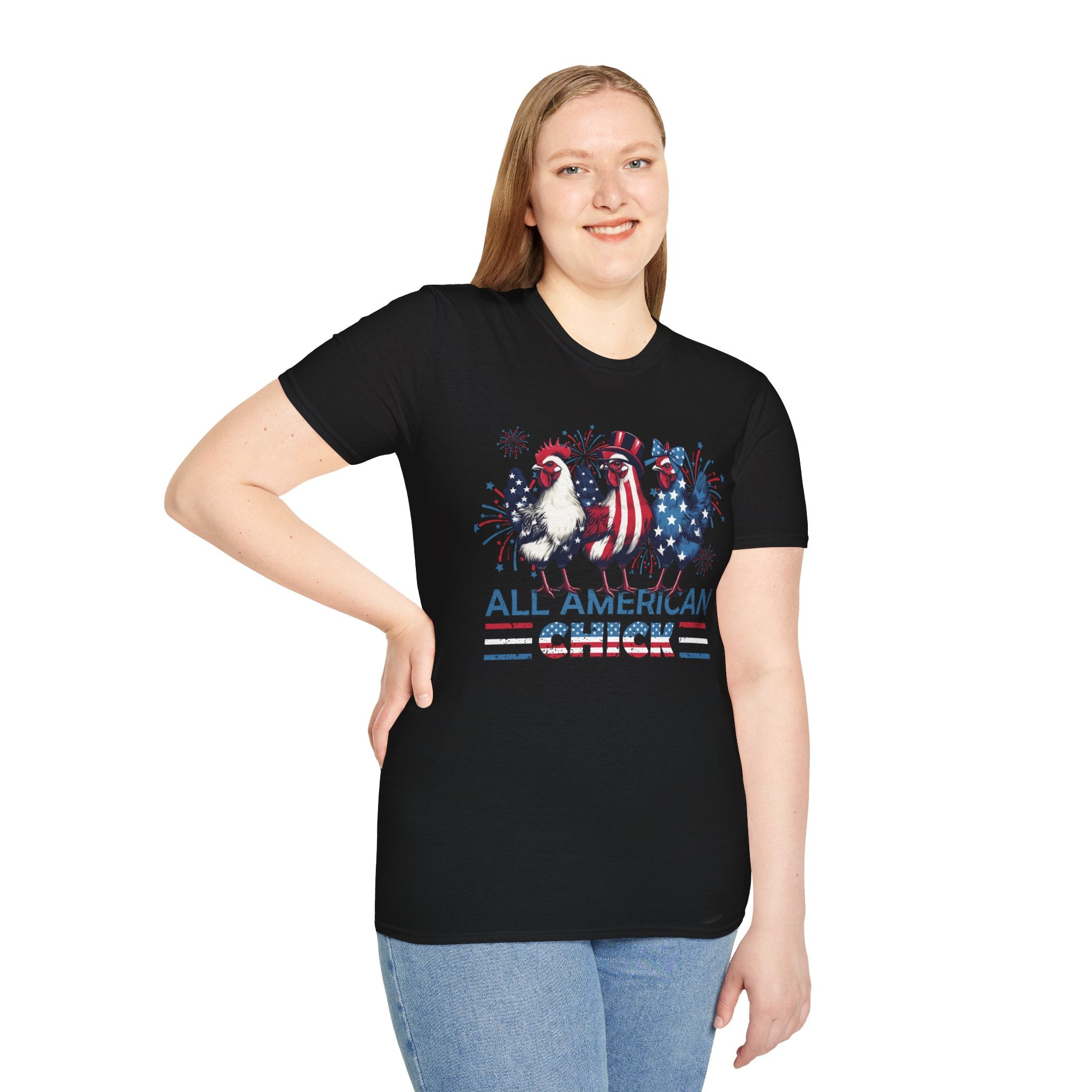 All American Chick 4th of July Tee