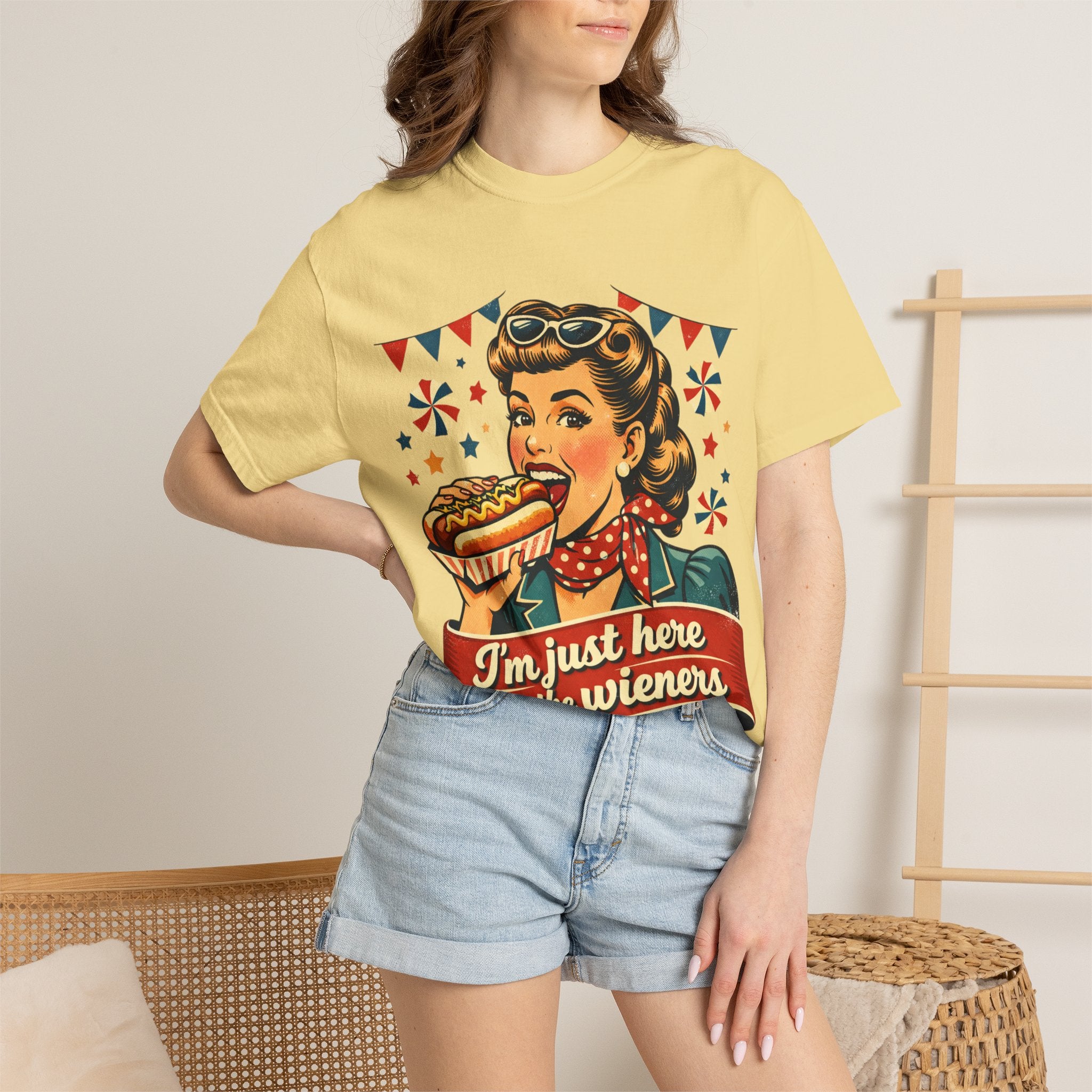 Here for the Wieners T-shirt