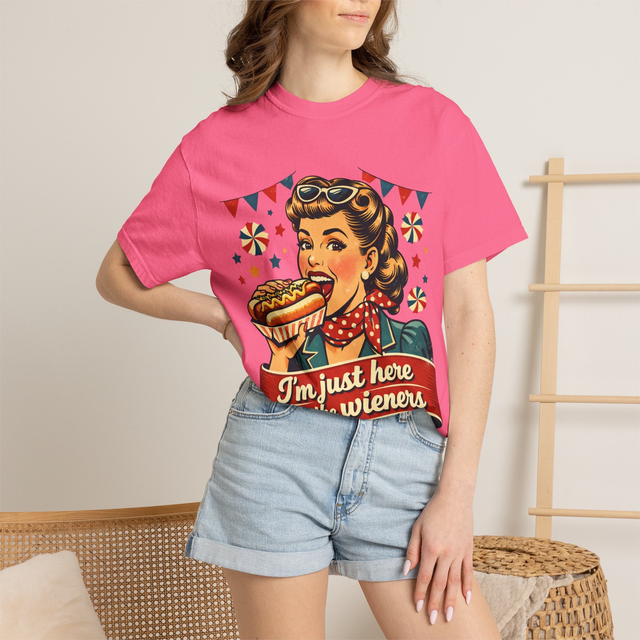 Here for the Wieners T-shirt