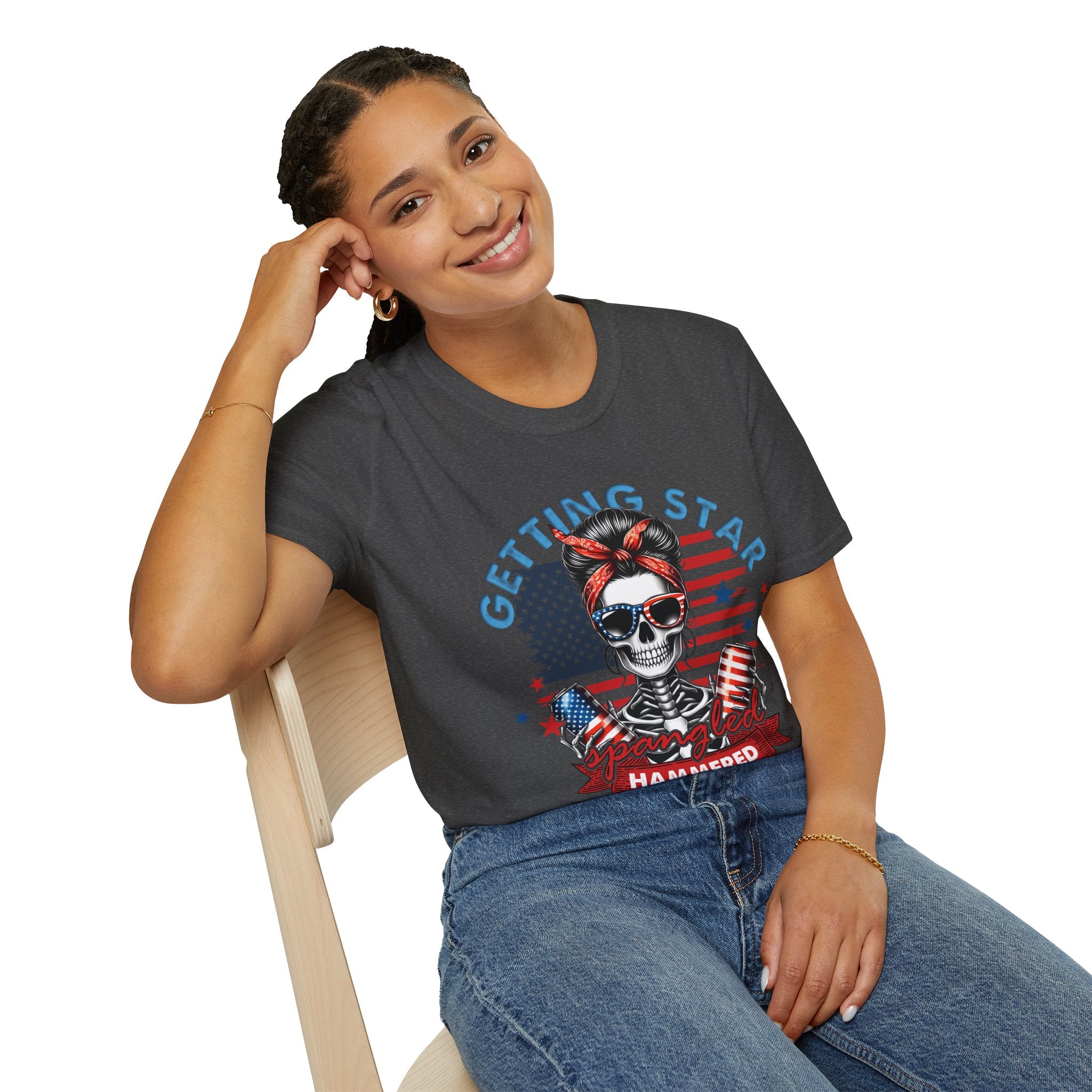 Getting Star Spangled Hammered 4th of July Tee