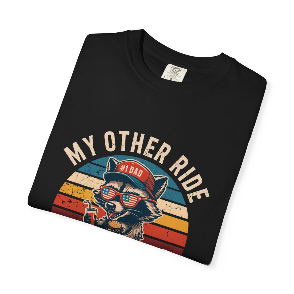 "My Other Ride Is Your Dad" Vintage Biker Tee