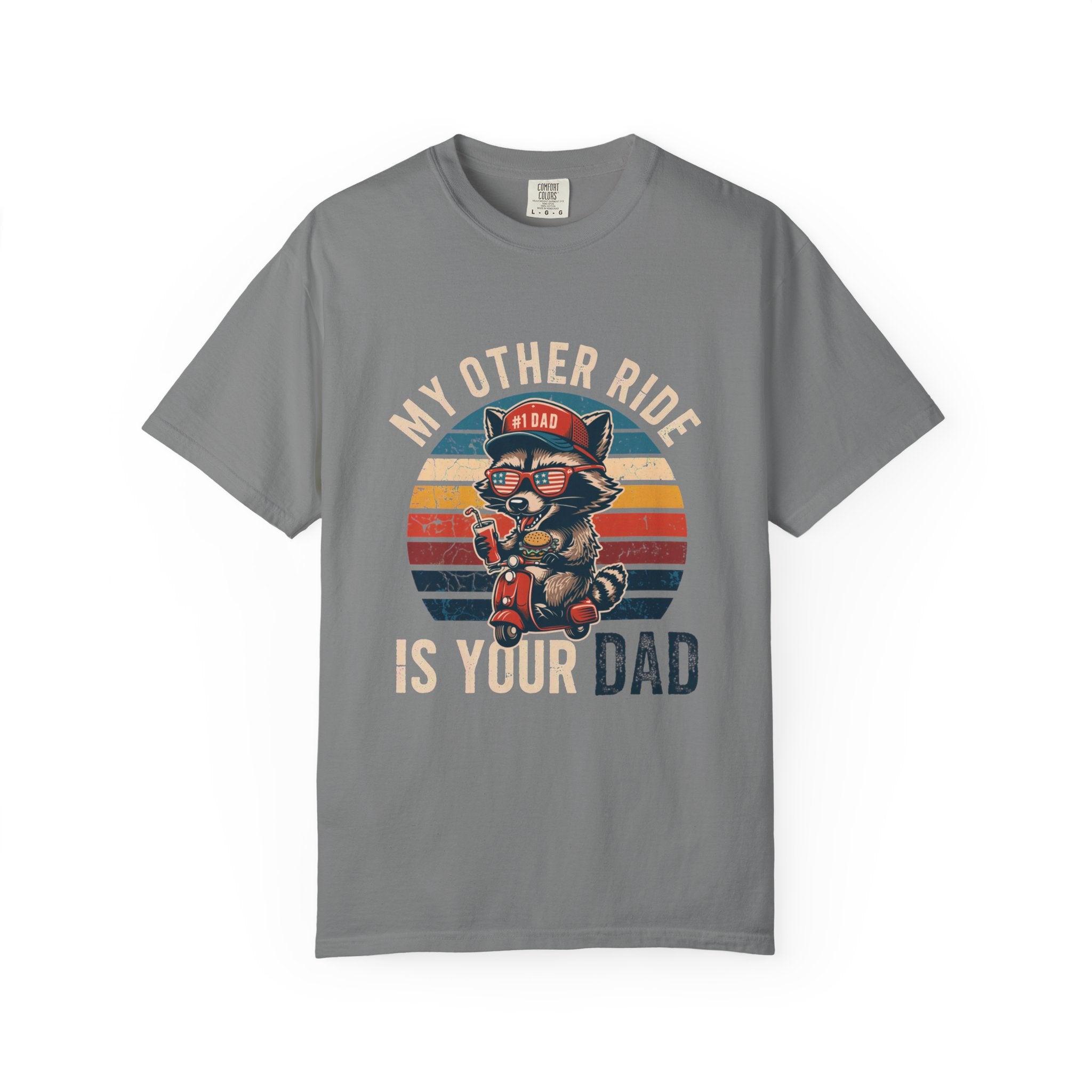 "My Other Ride Is Your Dad" Vintage Biker Tee
