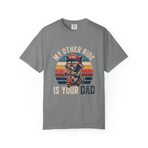 "My Other Ride Is Your Dad" Vintage Biker Tee