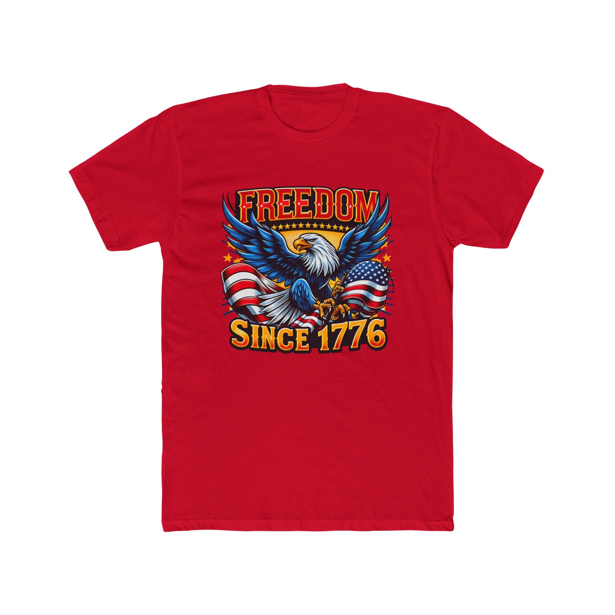 Patriotic Eagle American Flag Tee