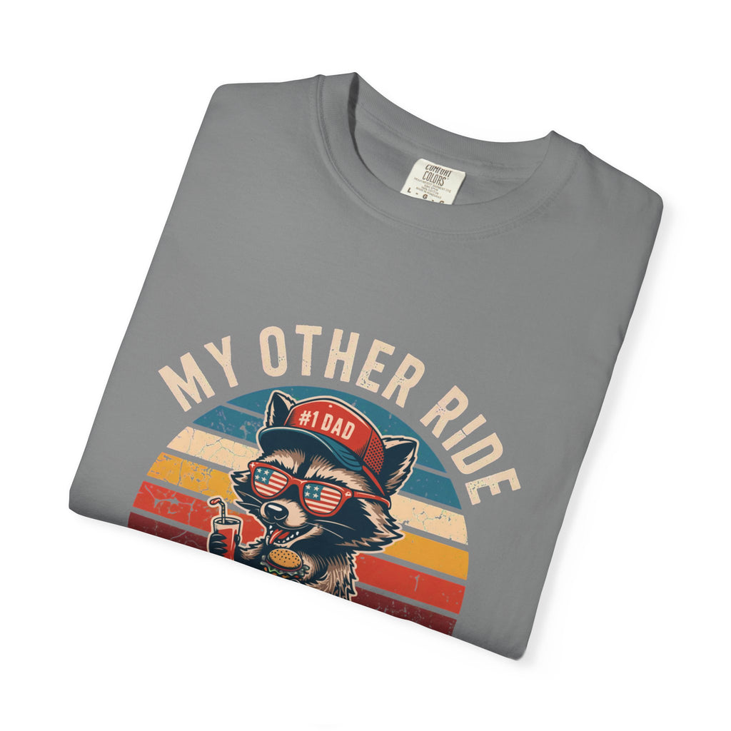 "My Other Ride Is Your Dad" Vintage Biker Tee