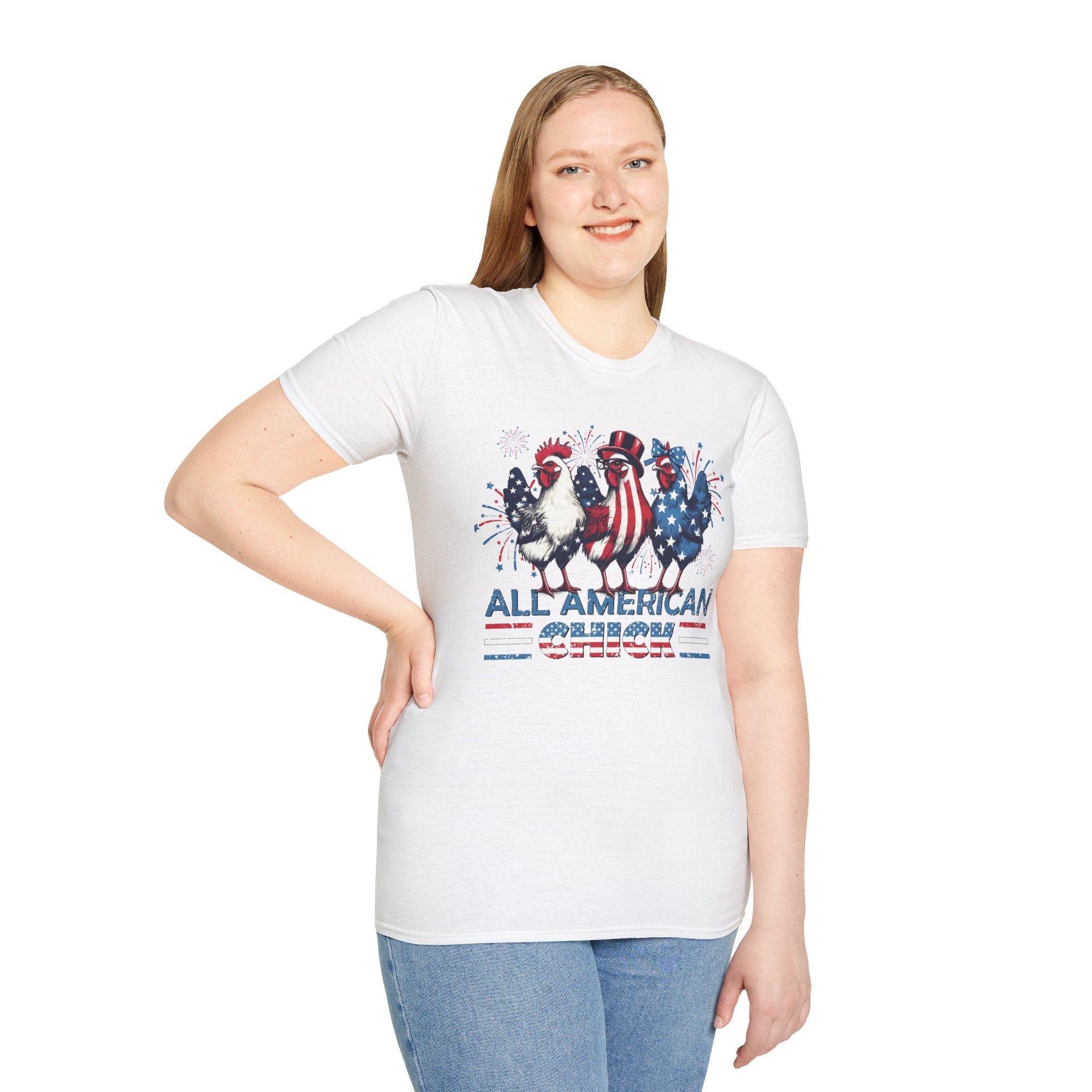 All American Chick 4th of July Tee