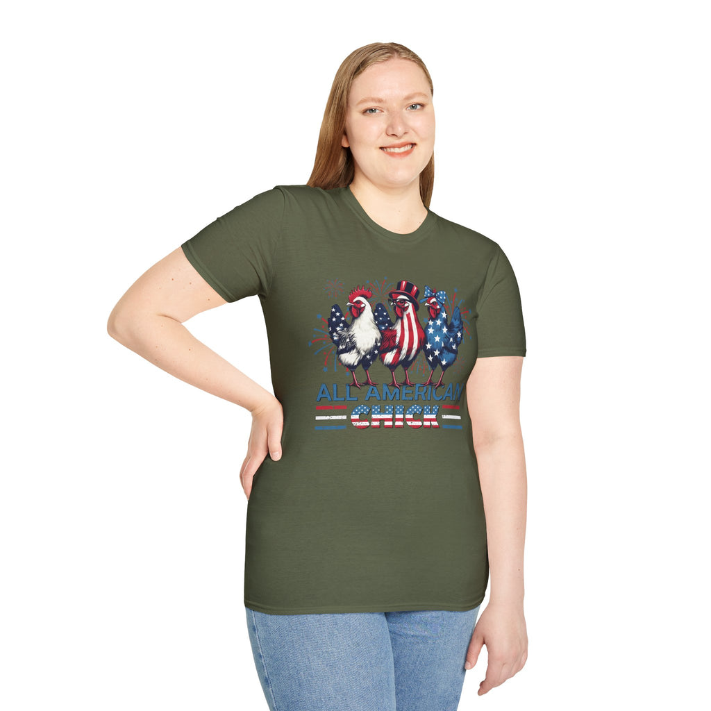All American Chick 4th of July Tee