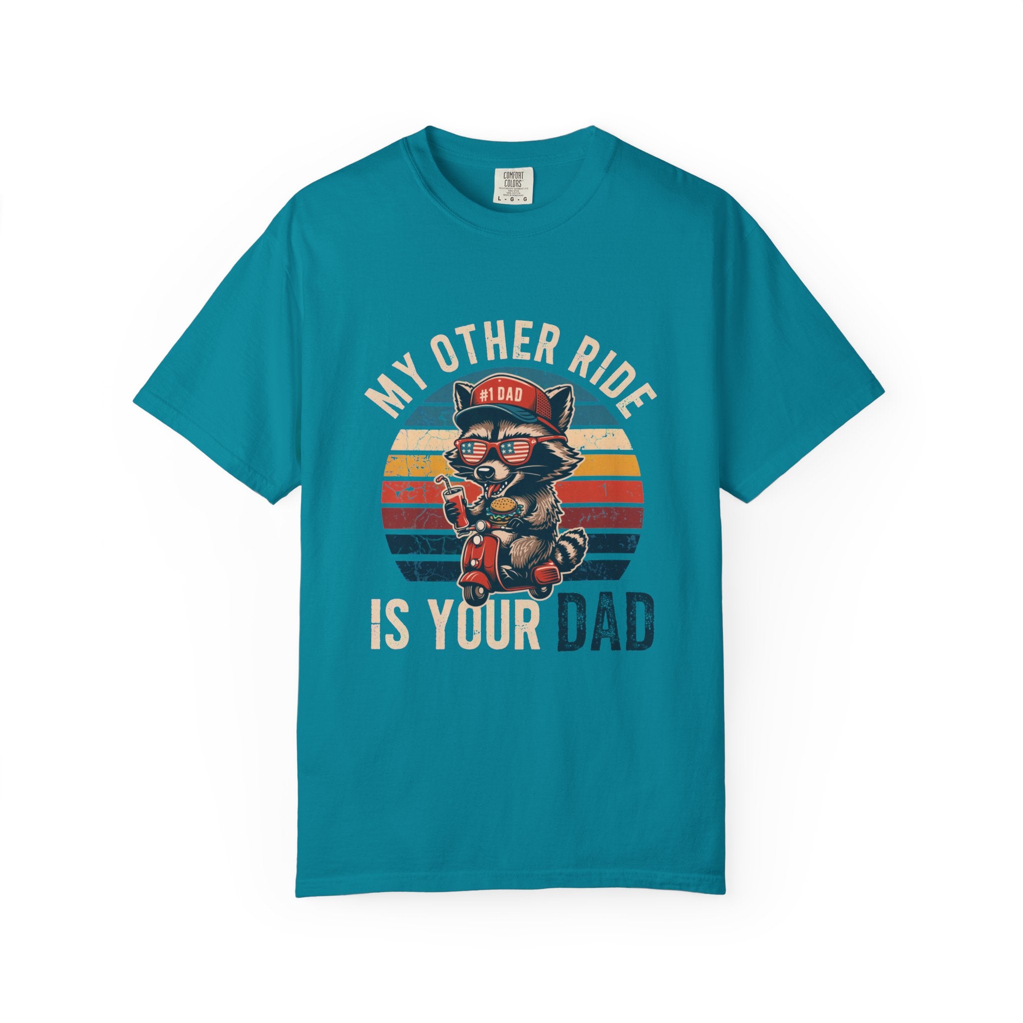 "My Other Ride Is Your Dad" Vintage Biker Tee