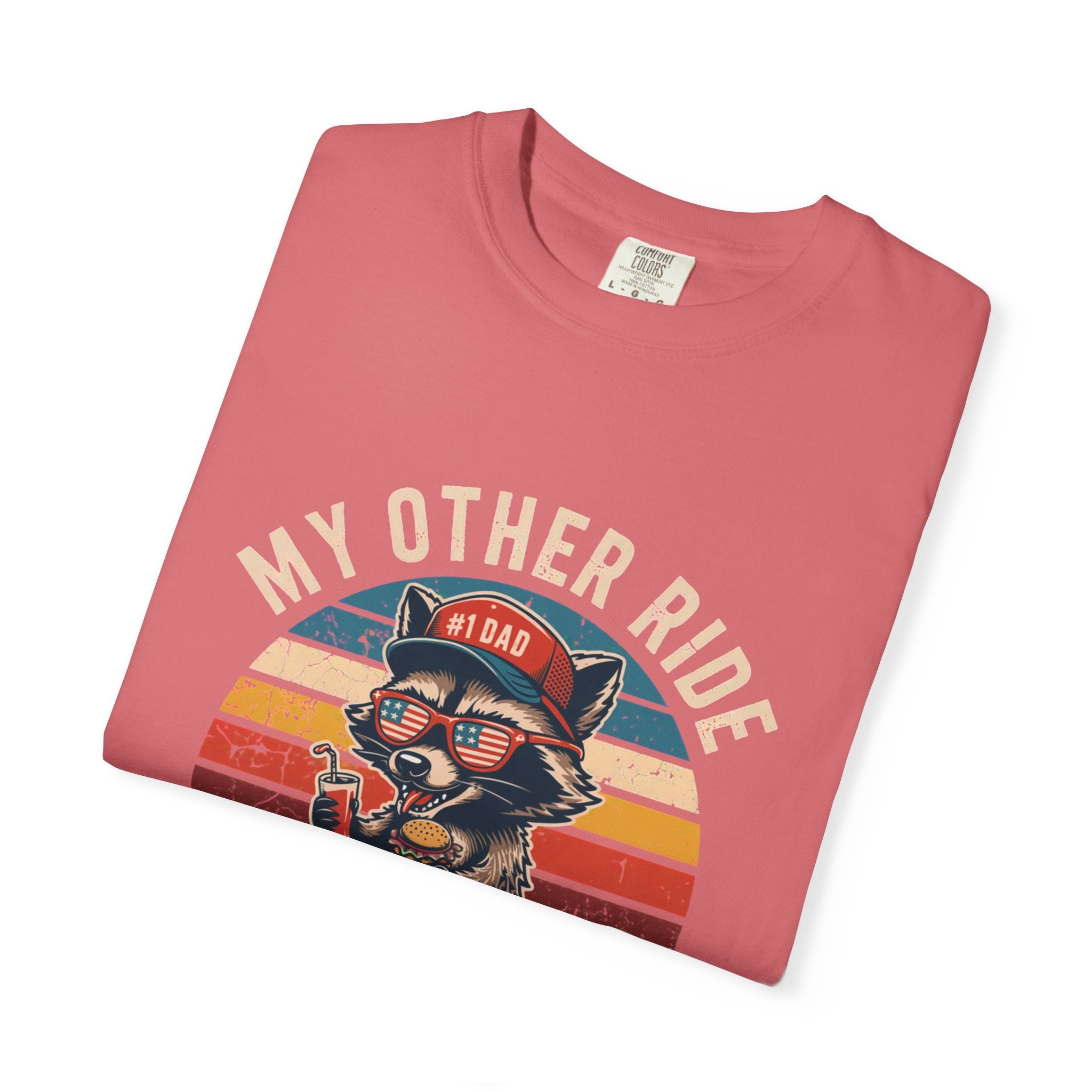 "My Other Ride Is Your Dad" Vintage Biker Tee