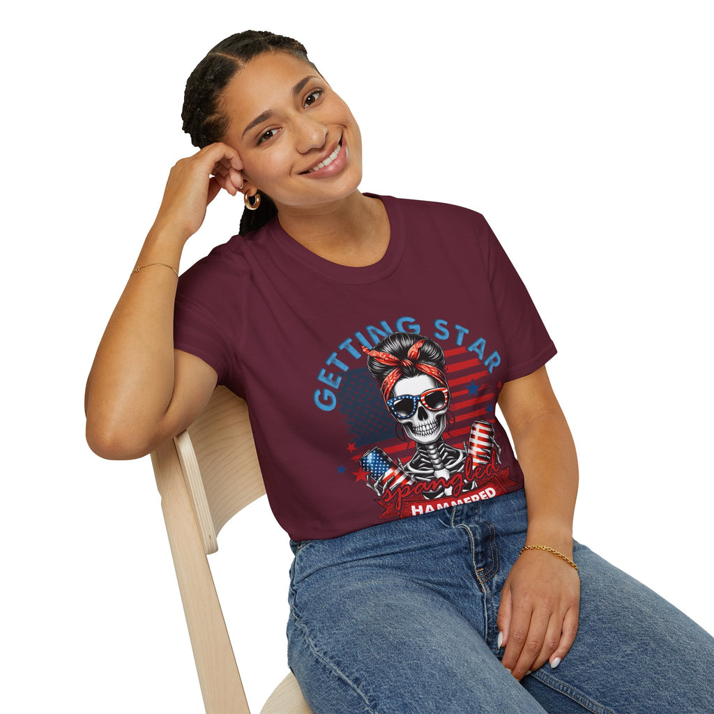 Getting Star Spangled Hammered 4th of July Tee