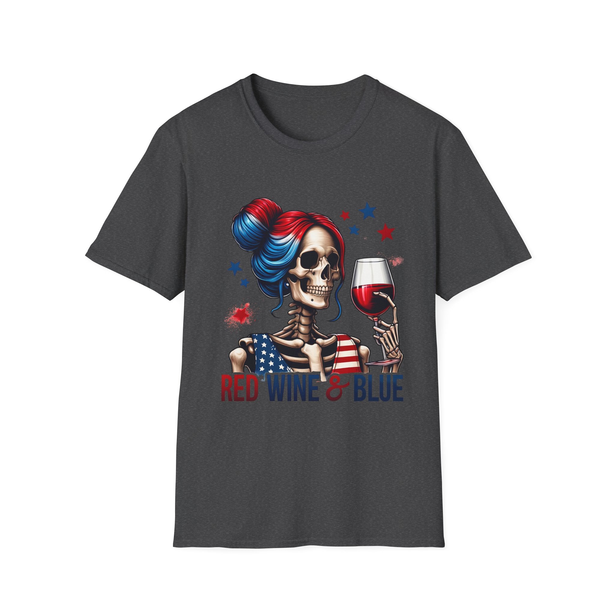'Red Wine & Blue' Patriotic Tee