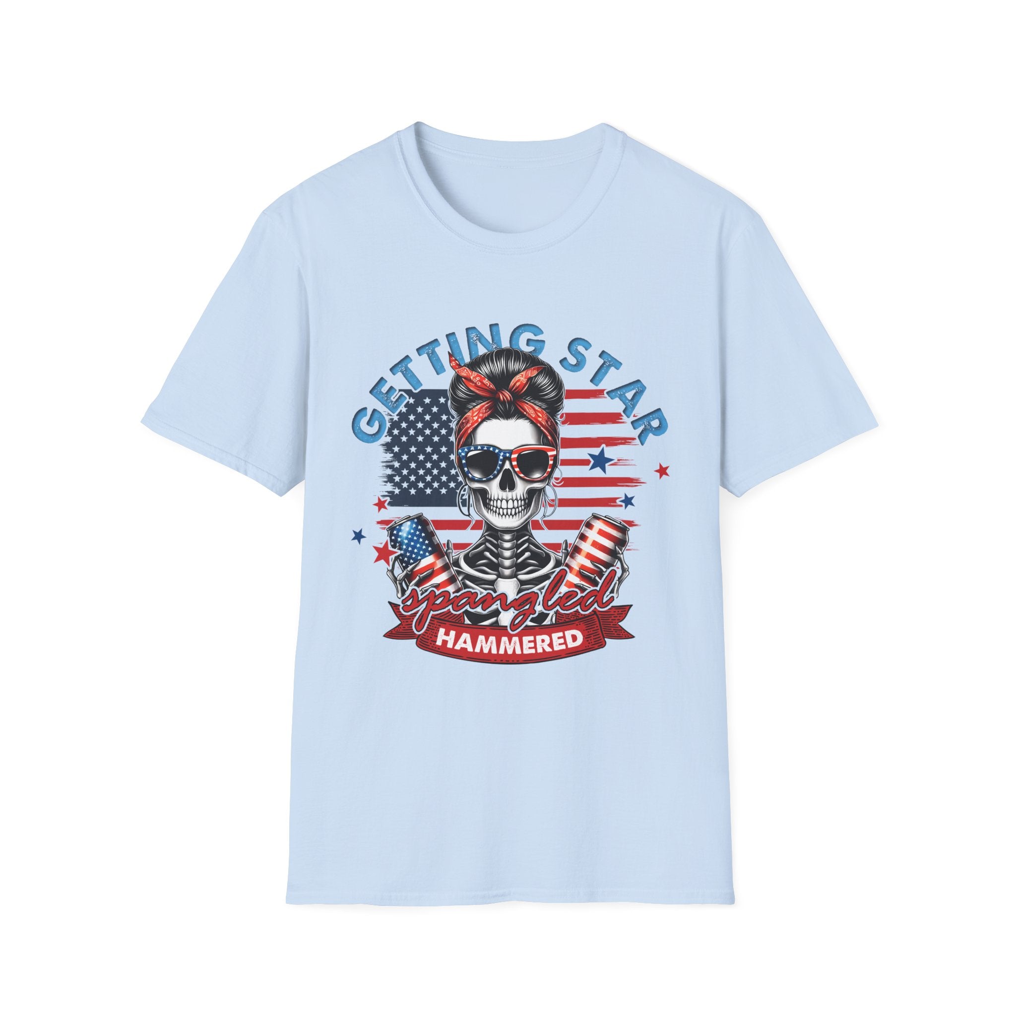 Getting Star Spangled Hammered 4th of July Tee