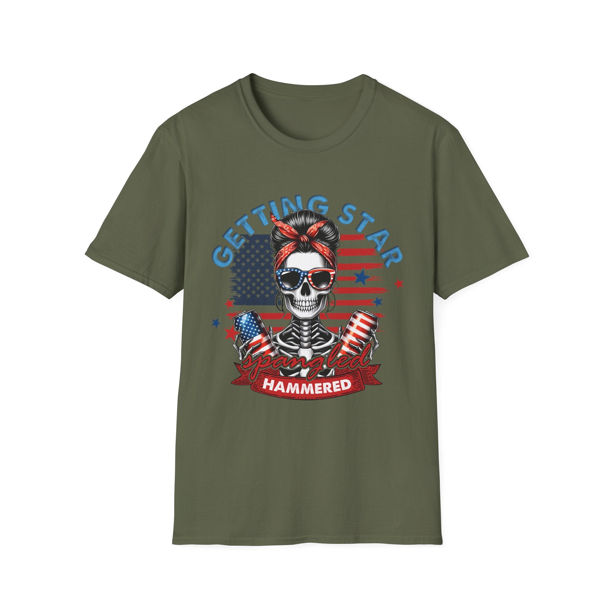 Getting Star Spangled Hammered 4th of July Tee