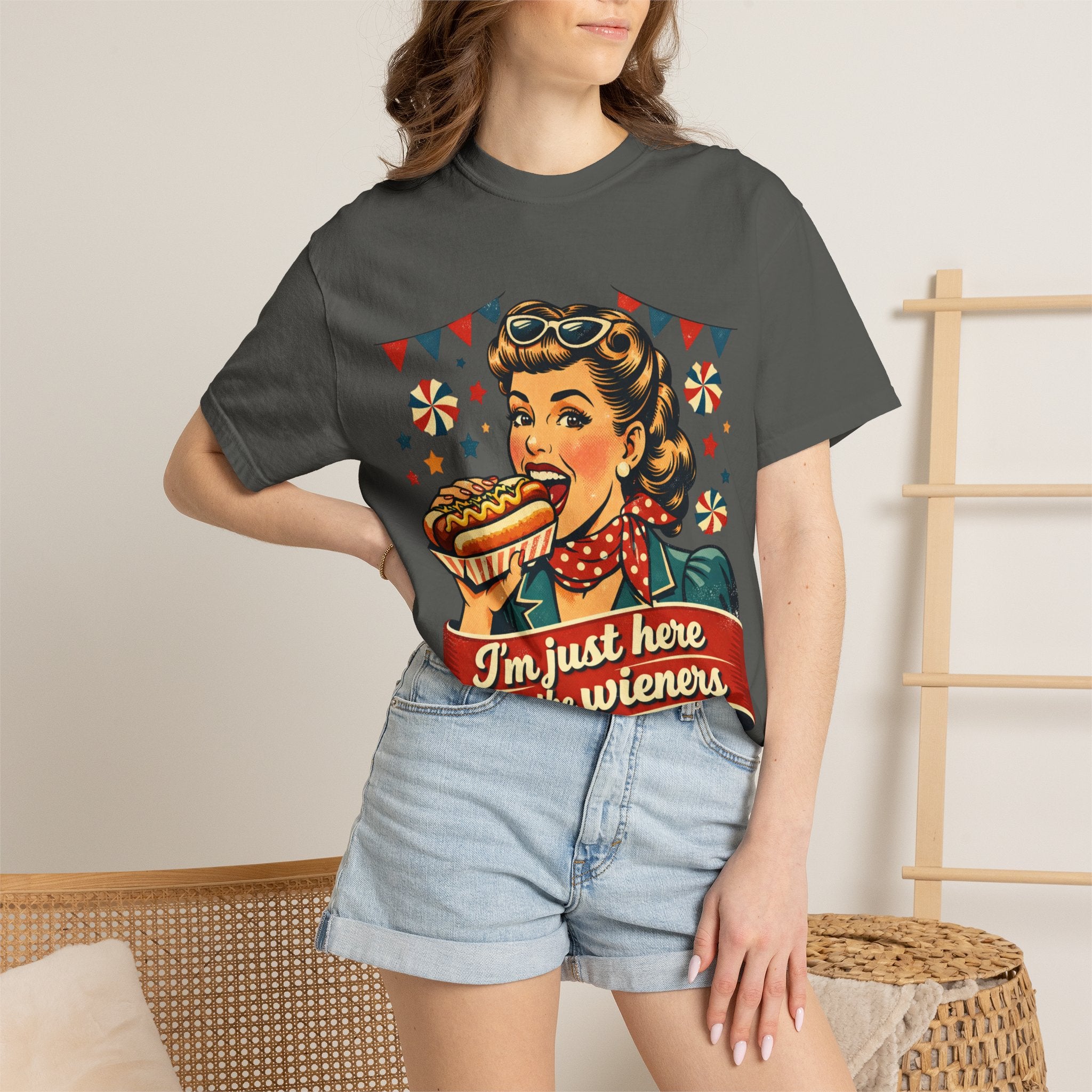 Here for the Wieners T-shirt