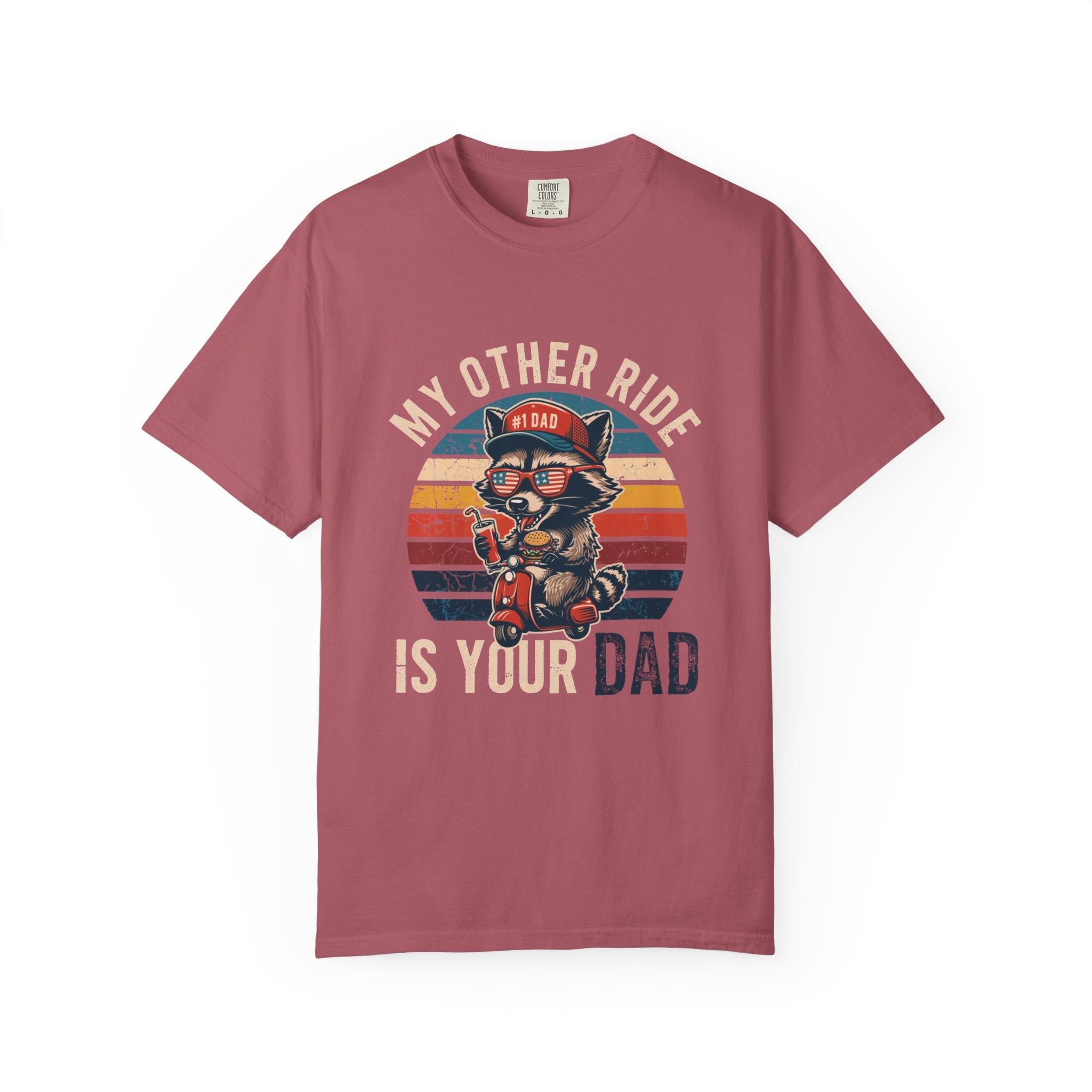"My Other Ride Is Your Dad" Vintage Biker Tee