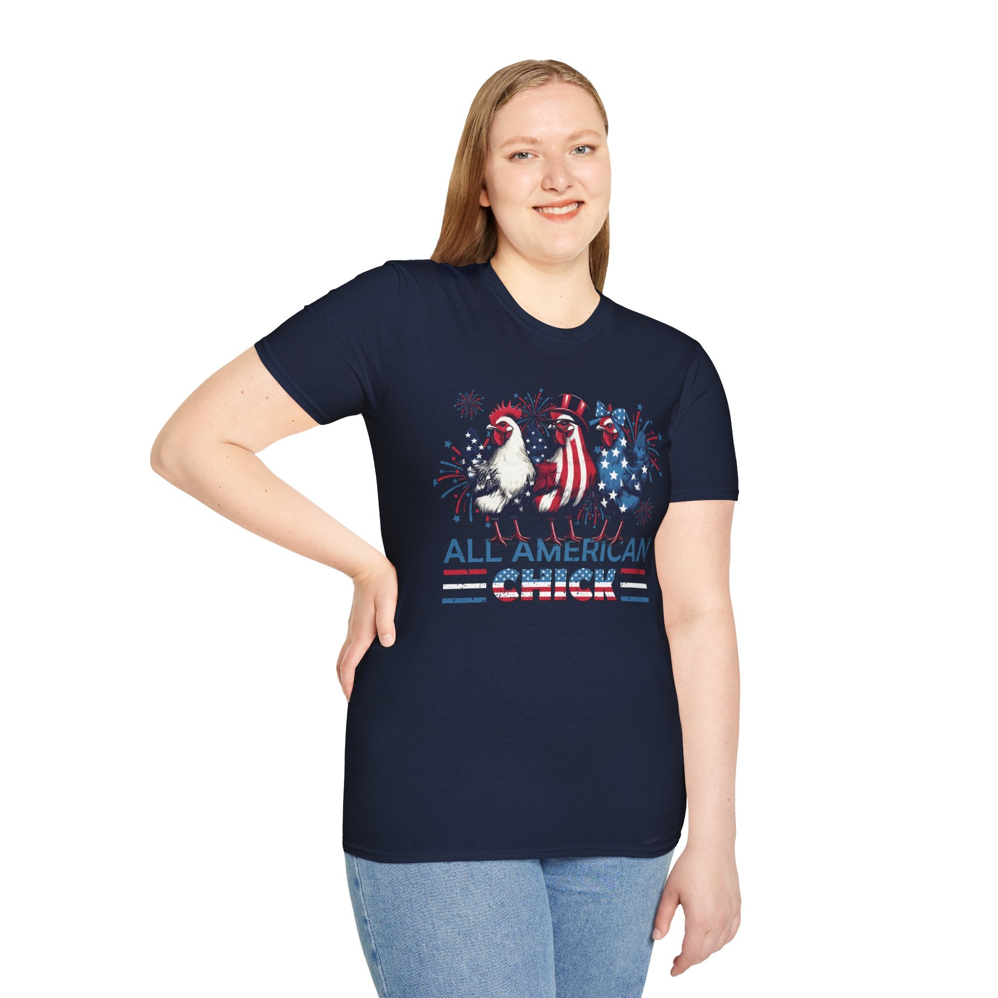 All American Chick 4th of July Tee