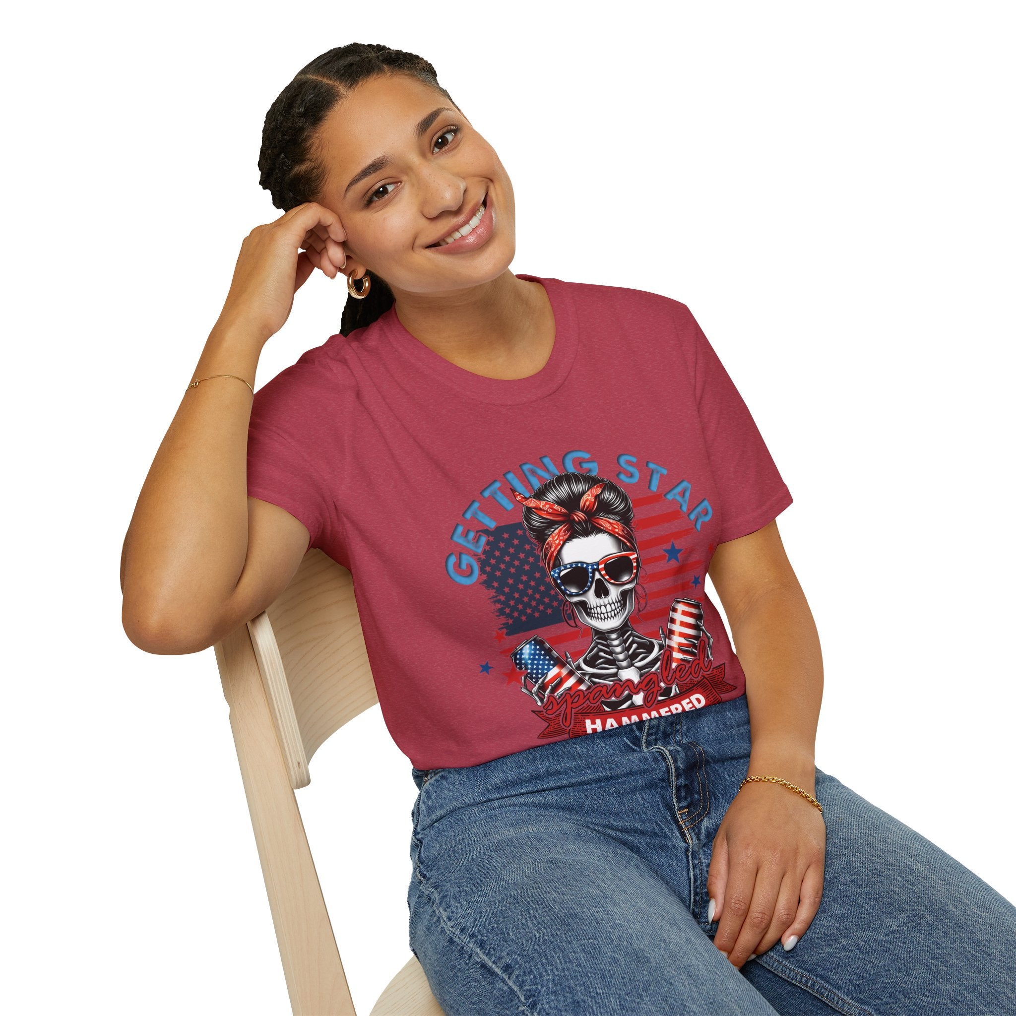 Getting Star Spangled Hammered 4th of July Tee