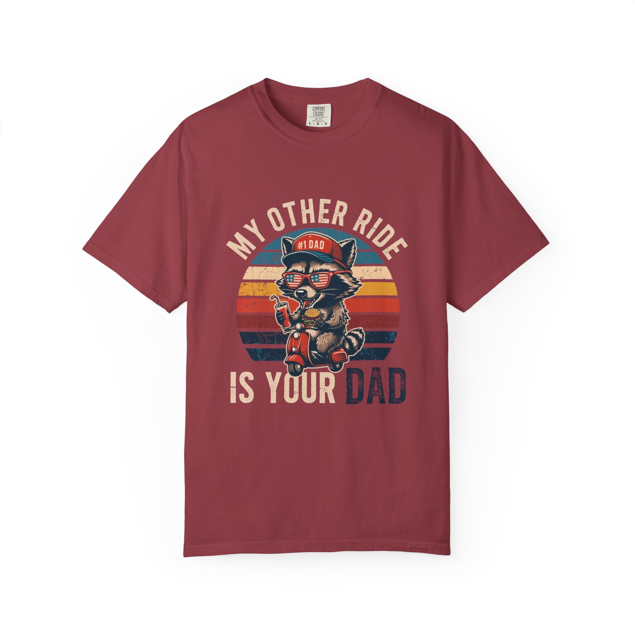 "My Other Ride Is Your Dad" Vintage Biker Tee