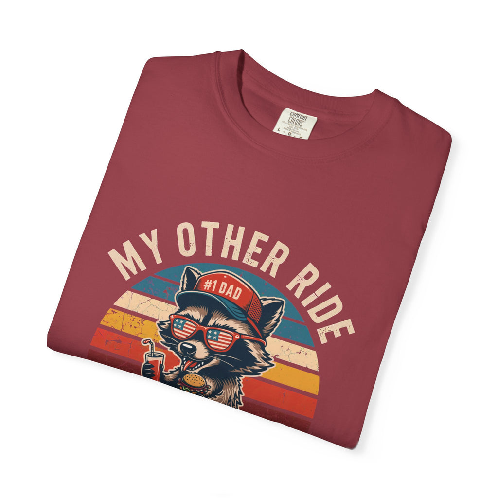 "My Other Ride Is Your Dad" Vintage Biker Tee